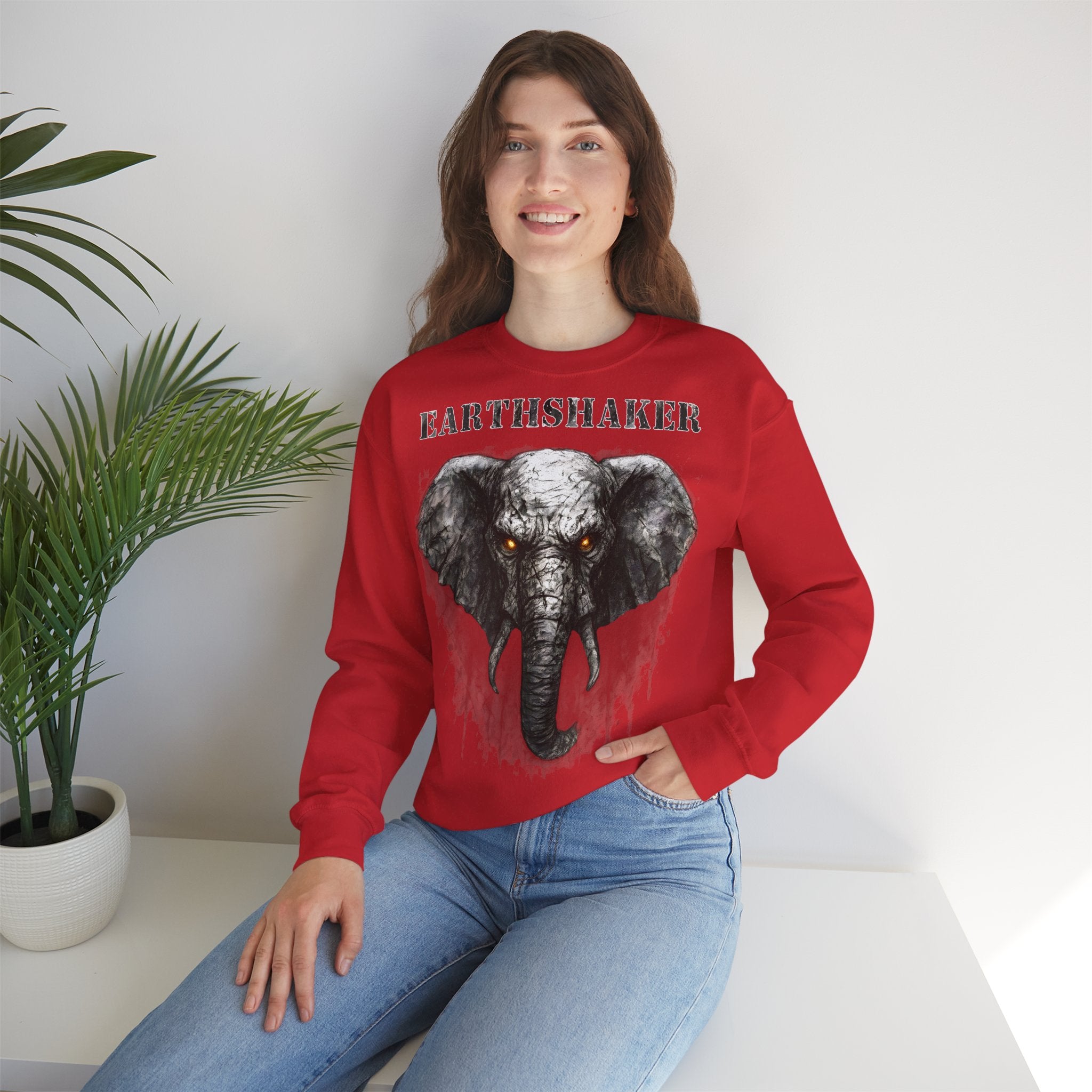 Elefant - Earthshaker: Animals-Collection, Frontprint, Unisex Sweatshirt