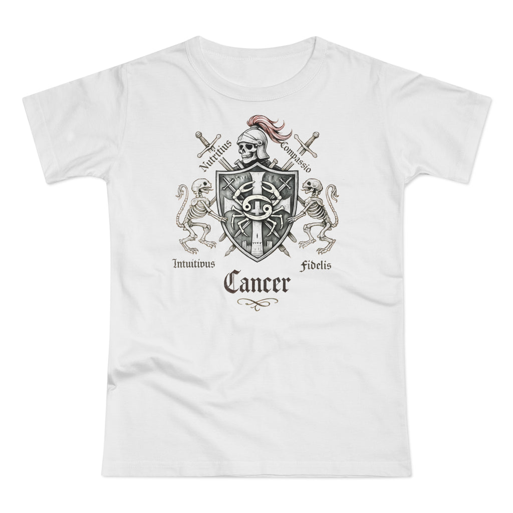Krebs: Frontprint, Womens' T-Shirt **Grimwater Edition** Sternzeichen Astrologie (Cancer)