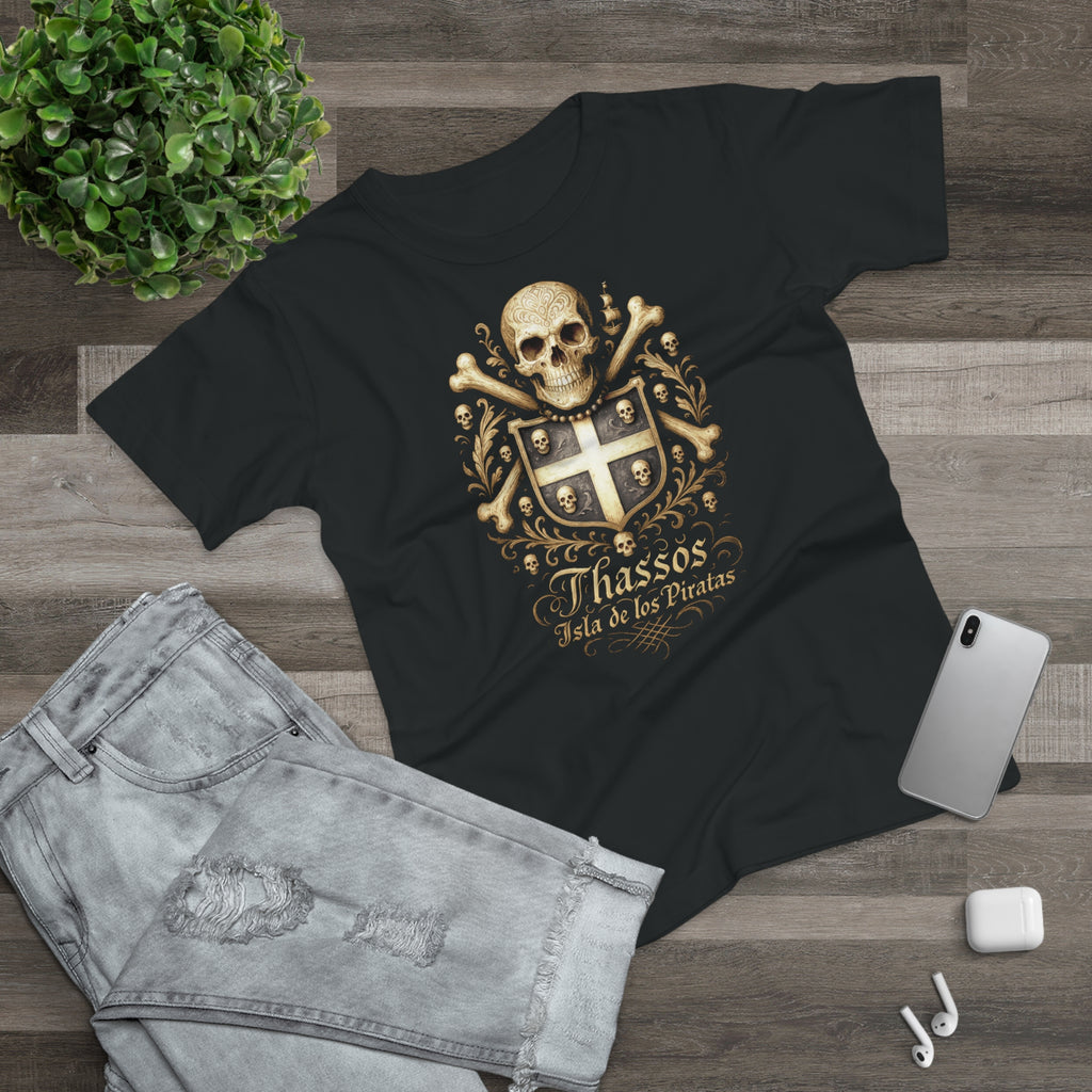 Thassos: Frontprint, Women's T-Shirt of Thasos **Grimwater-Edition**