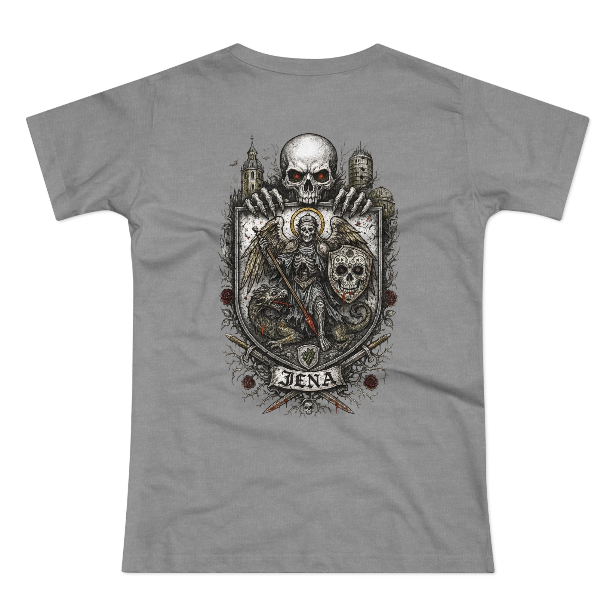 Jena: Front-/Backprint, Womens' T-Shirt **Grimwater-Edition**