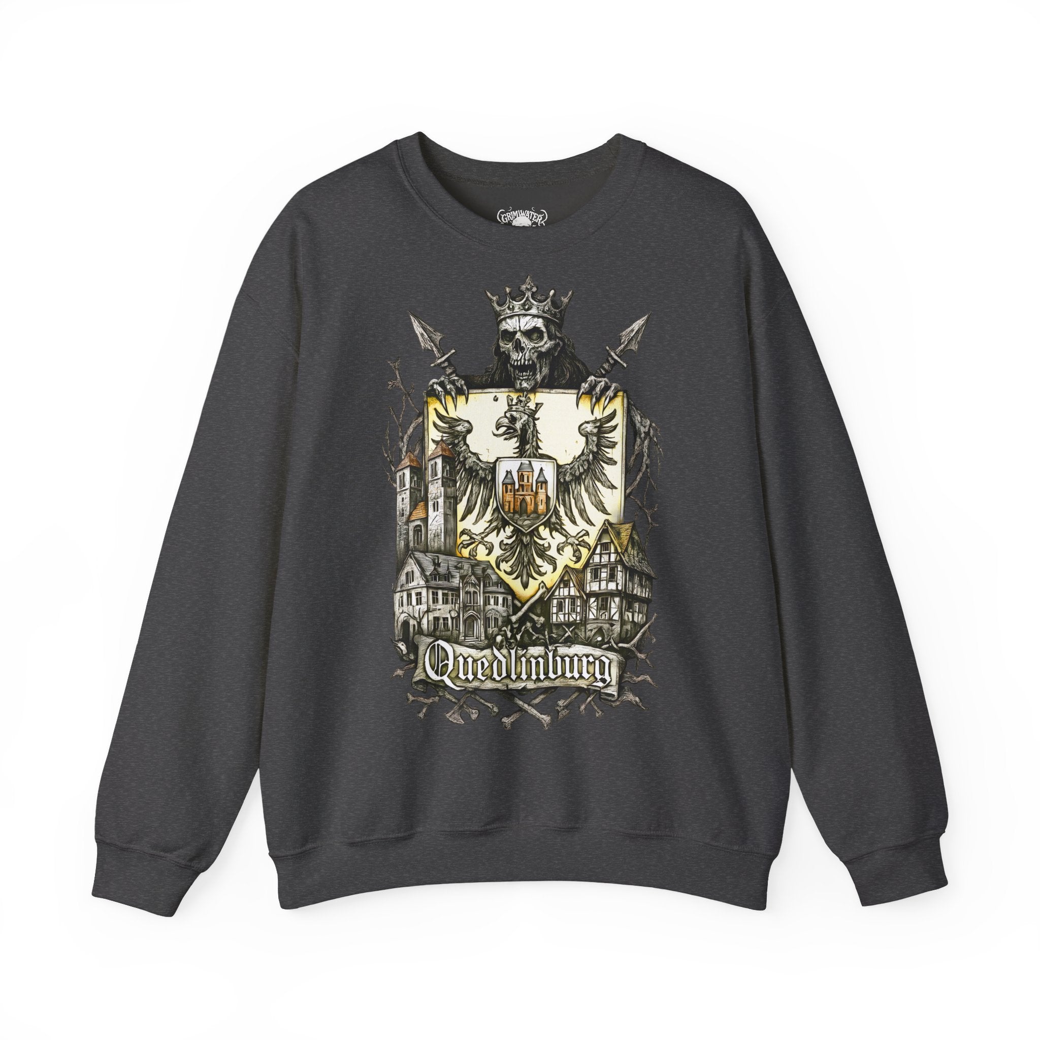 Quedlinburg: Frontprint, Unisex Sweatshirt **Grimwater-Edition**