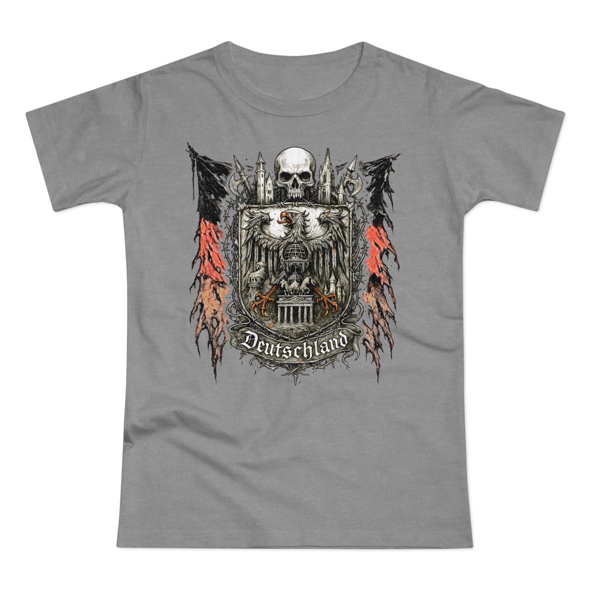 Deutschland: Frontprint, Womens' T-Shirt **Grimwater-Edition** (Germany)