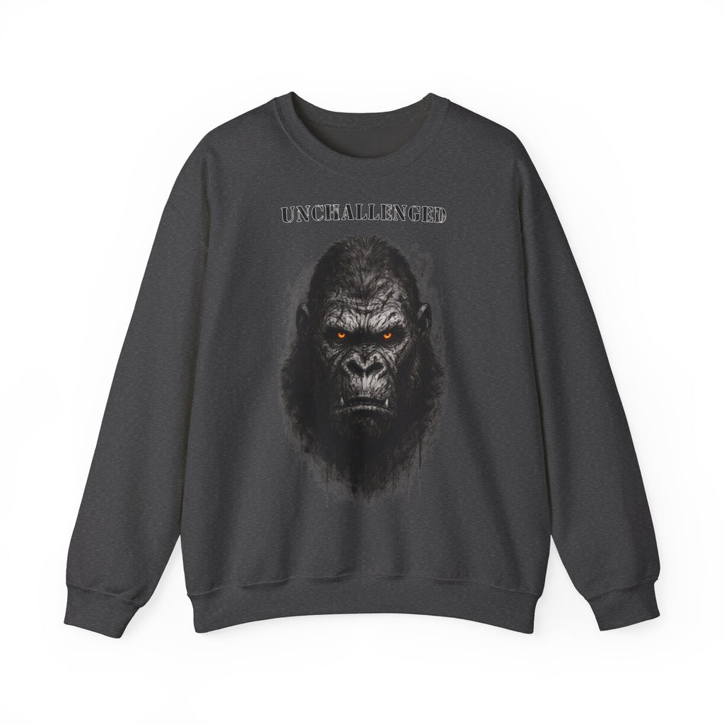 Gorilla - Unchallenged: Animals-Collection, Frontprint, Unisex Sweatshirt