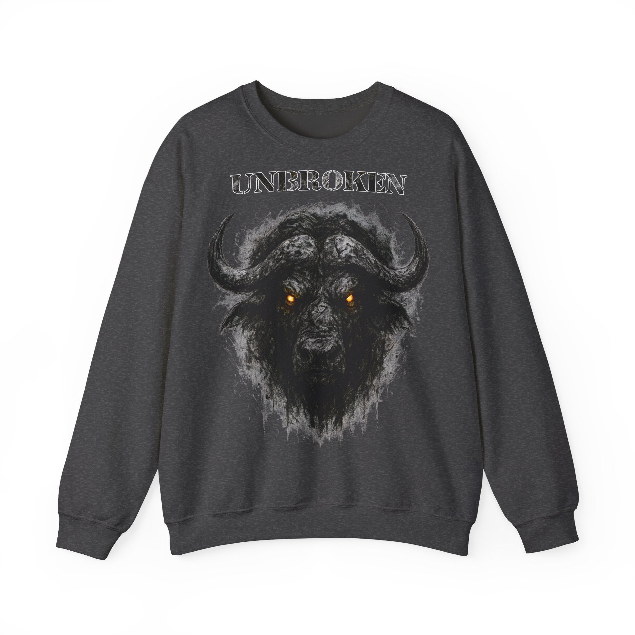 Büffel - Unbroken: Animals-Collection, Frontprint, Unisex Sweatshirt