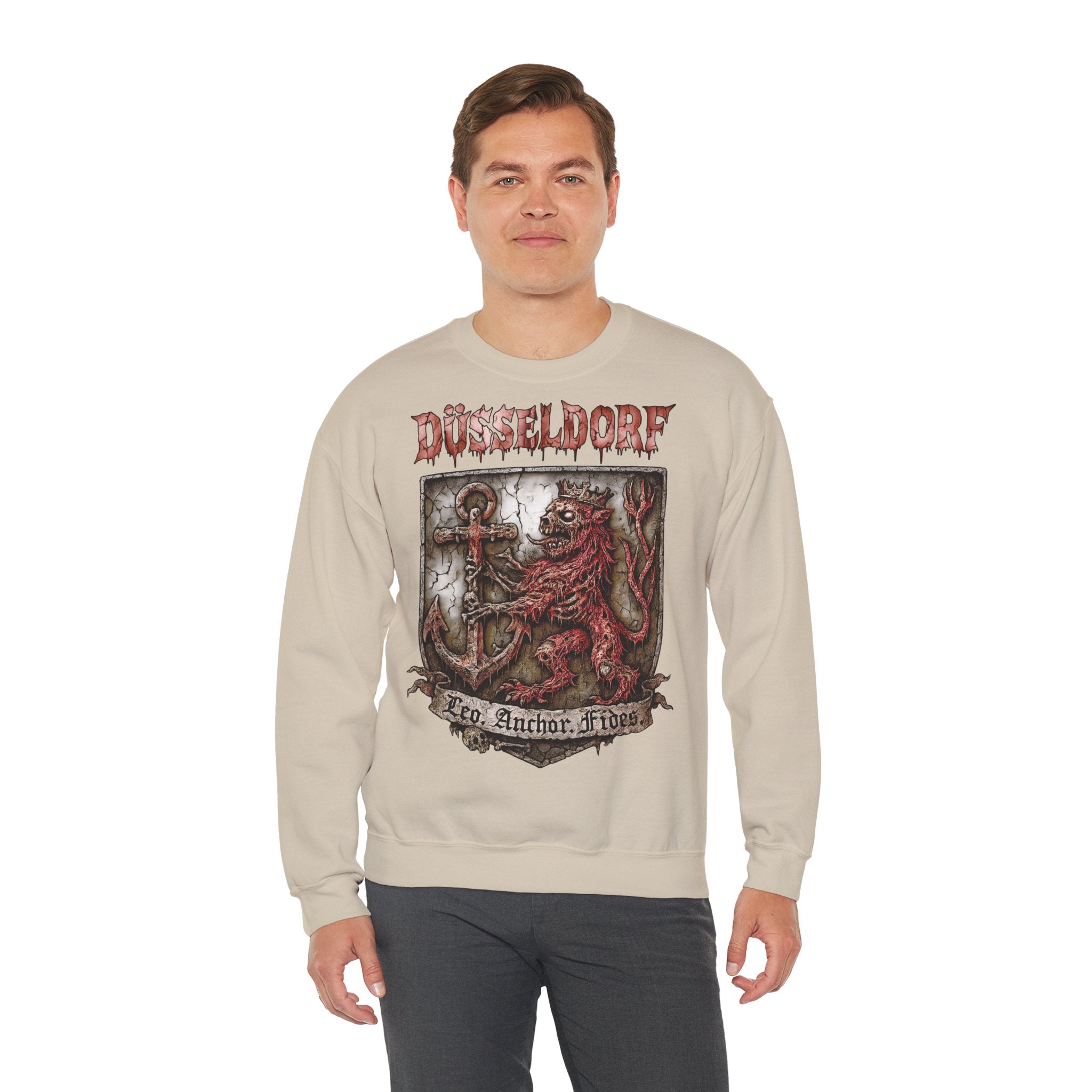 Düsseldorf: Frontprint Unisex Sweatshirt **Grimwater-Edition**