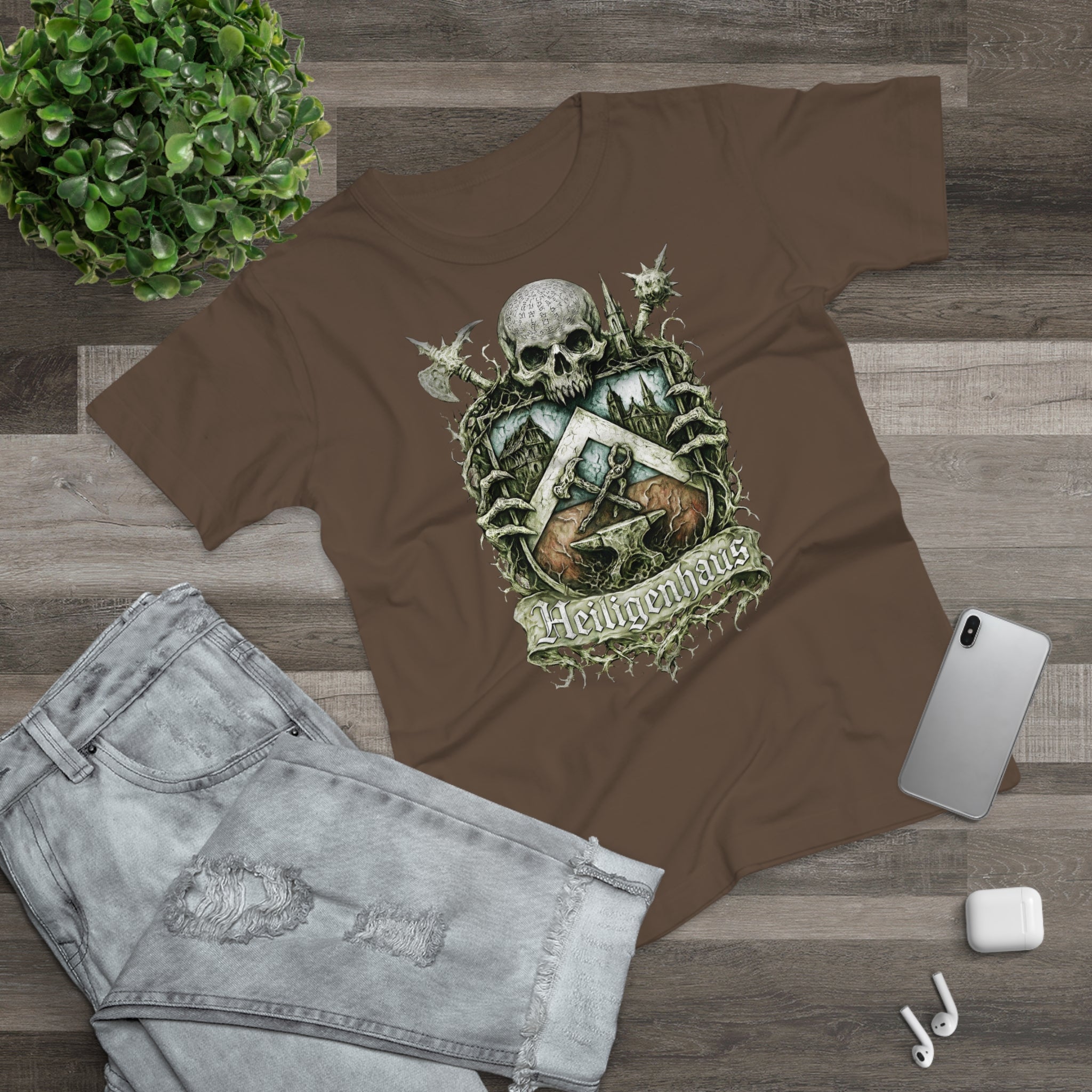 Heiligenhaus: Frontprint, Womens' T-Shirt **Grimwater-Edition**