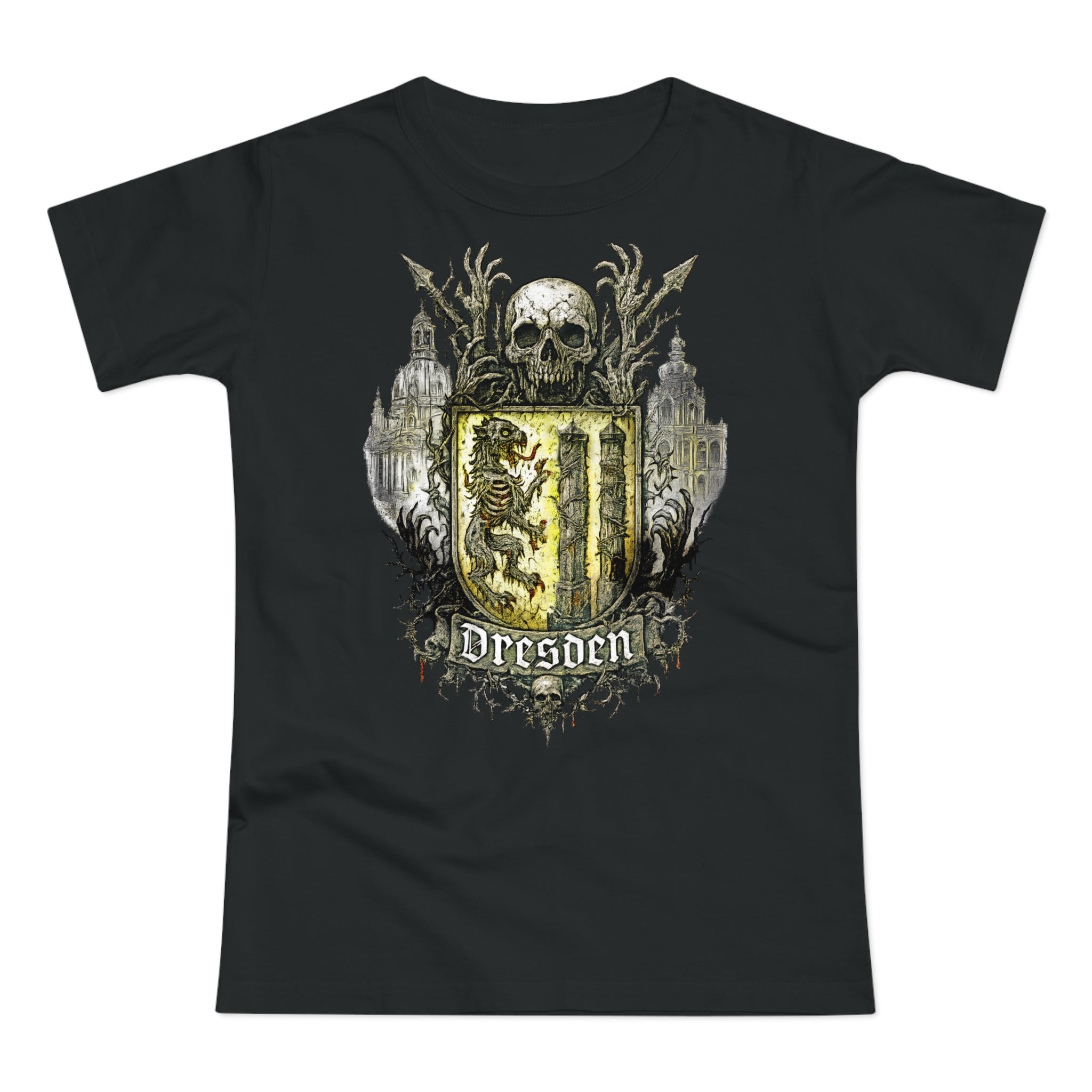 Dresden: Frontprint, Womens' T-Shirt **Grimwater-Edition**