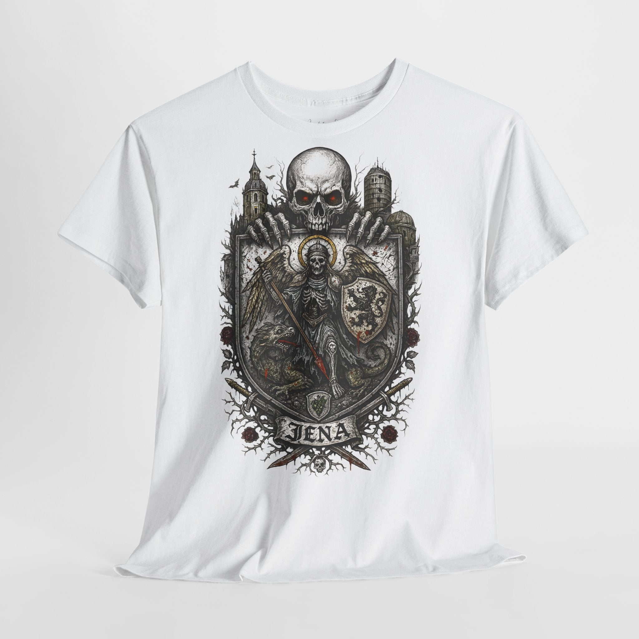 Jena: Frontprint, Unisex T-Shirt **Grimwater-Edition**