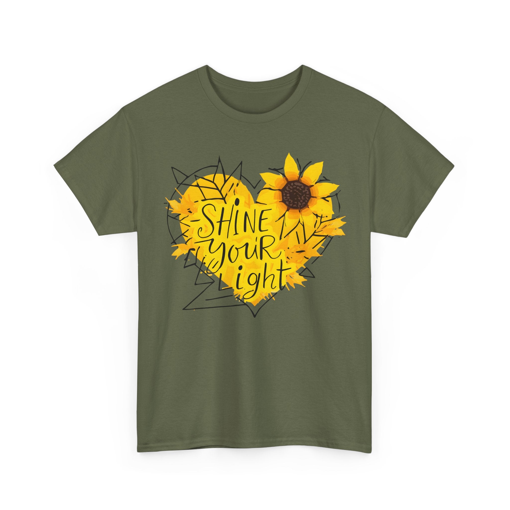 Shine Your Light - Sunflower Happiness Tee