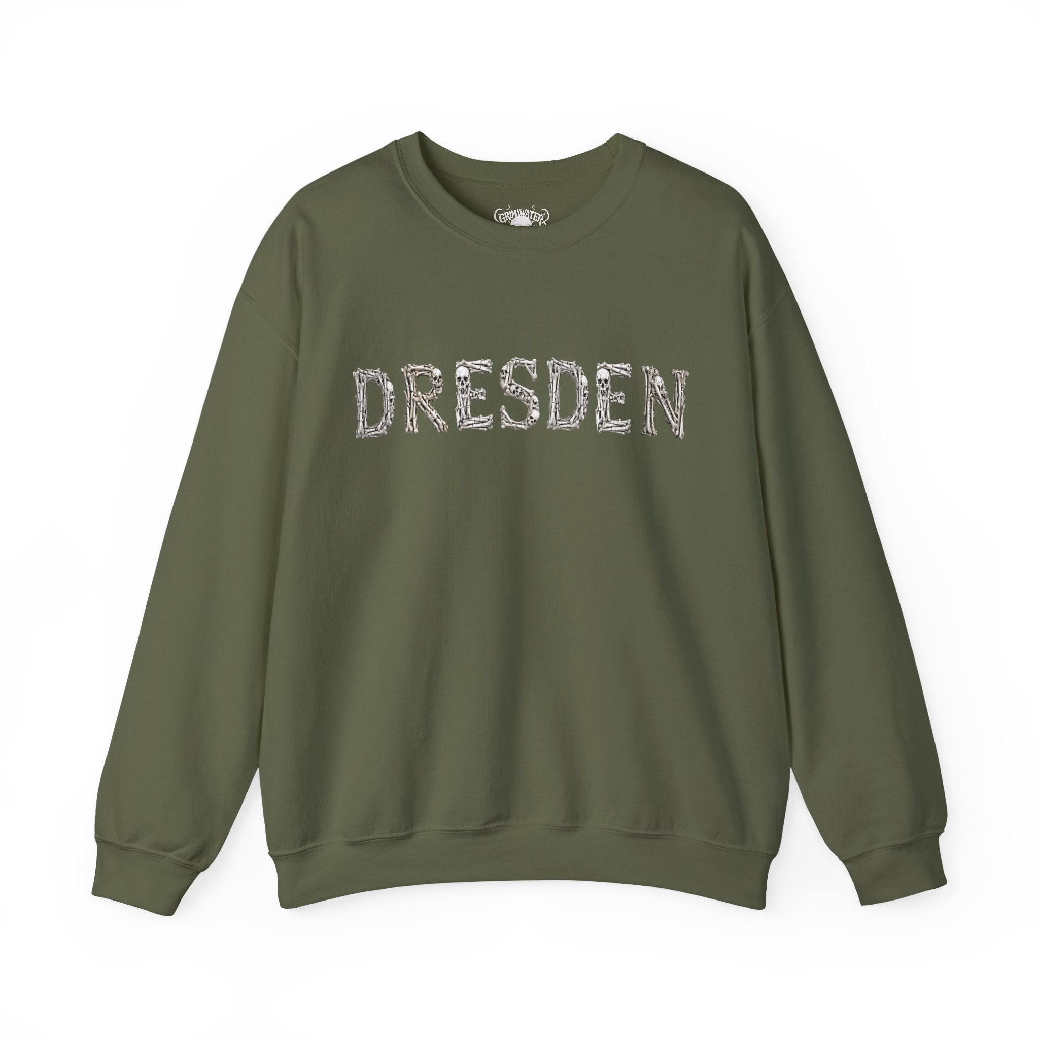 Dresden: Front-/Backprint, Unisex Sweatshirt **Grimwater-Edition**