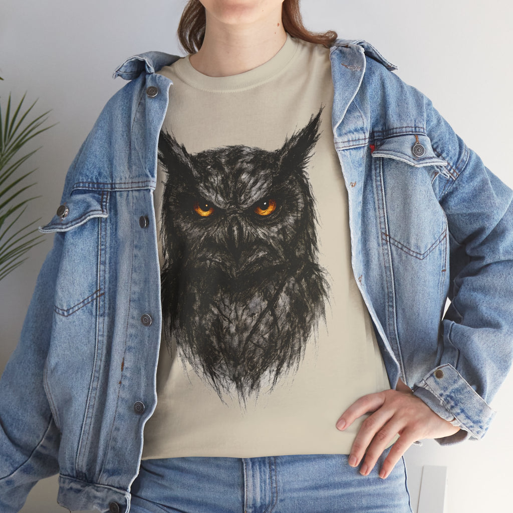 Uhu: Frontprint, Unisex T-Shirt - Animal-Collection
