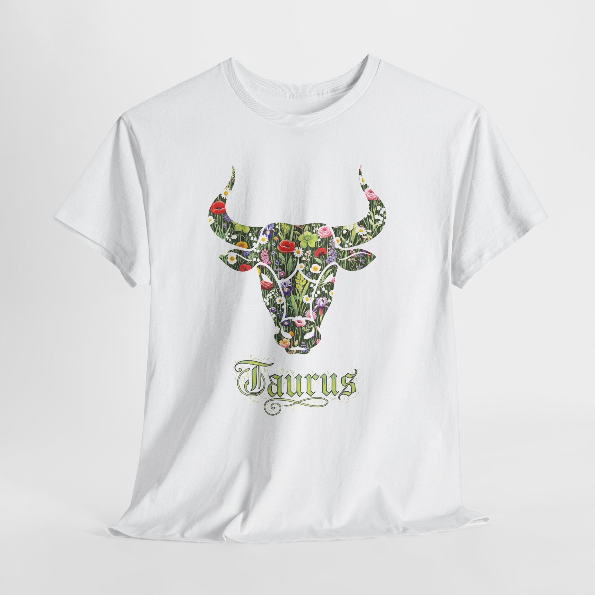 Taurus Floral Zodiac Shirt, Taurus Gift, Astrology Apparel, Horoscope Tee, Birthday Gift