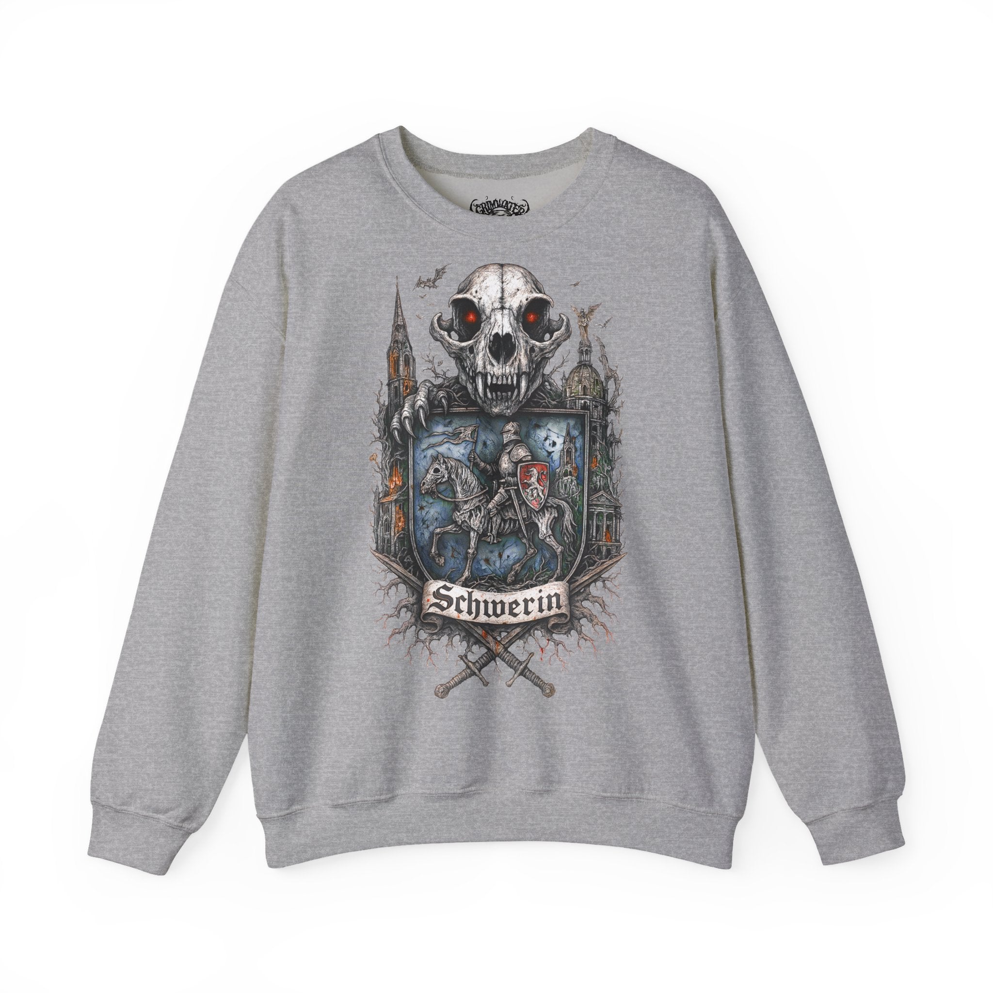 Schwerin: Frontprint, Unisex Sweatshirt **Grimwater-Edition**