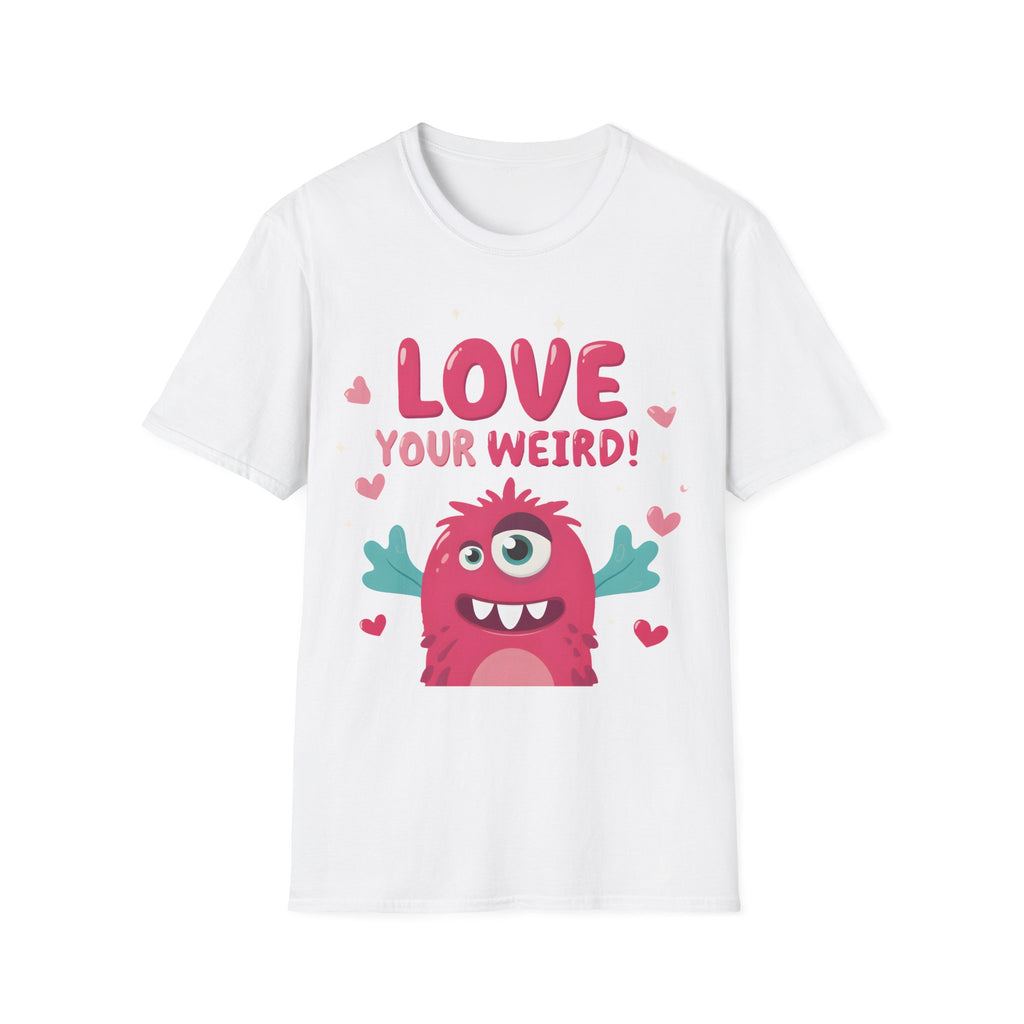 Weird and Ok with that :) - Slim geschnitten Unisex T-Shirt