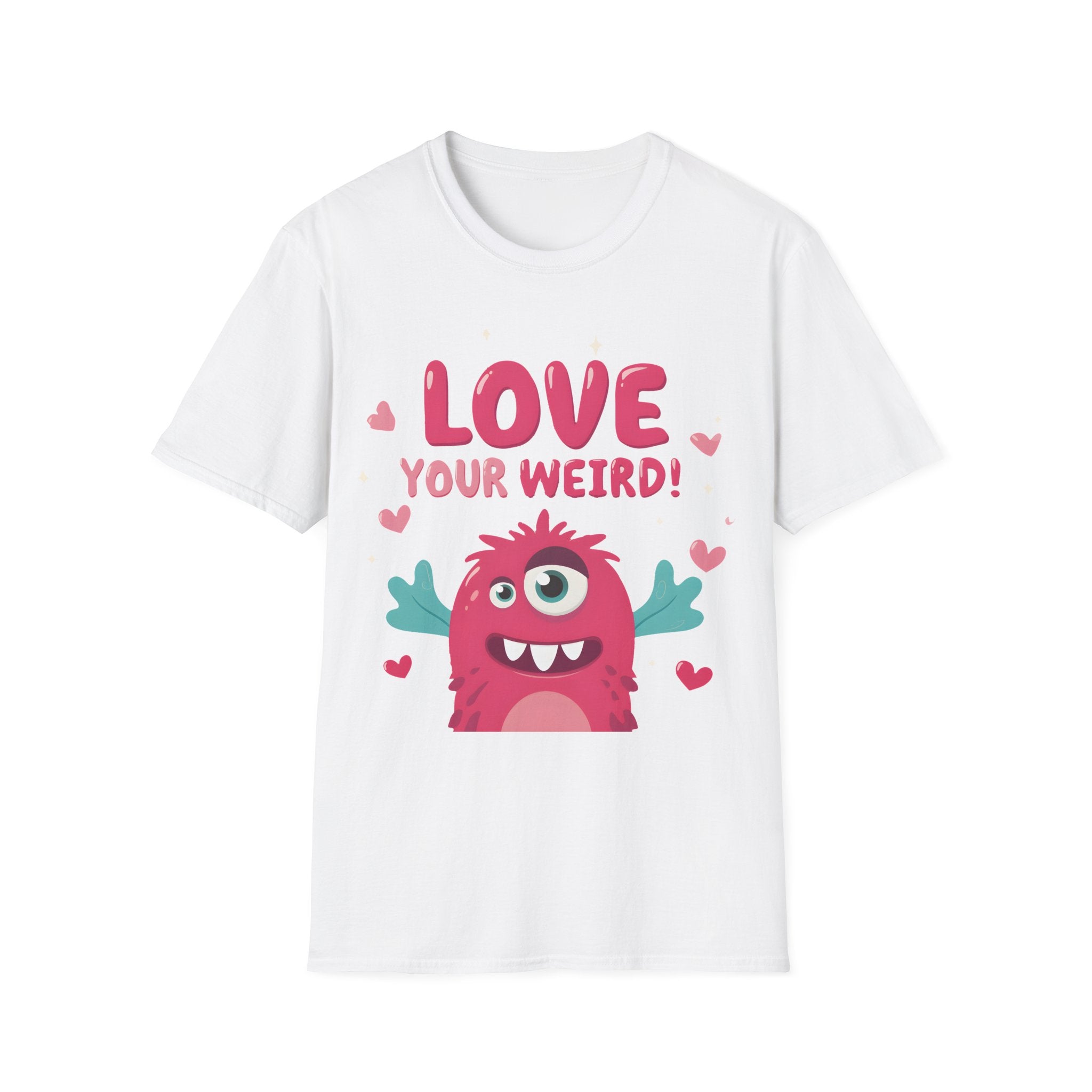 Weird and Ok with that :) - Slim geschnitten Unisex T-Shirt