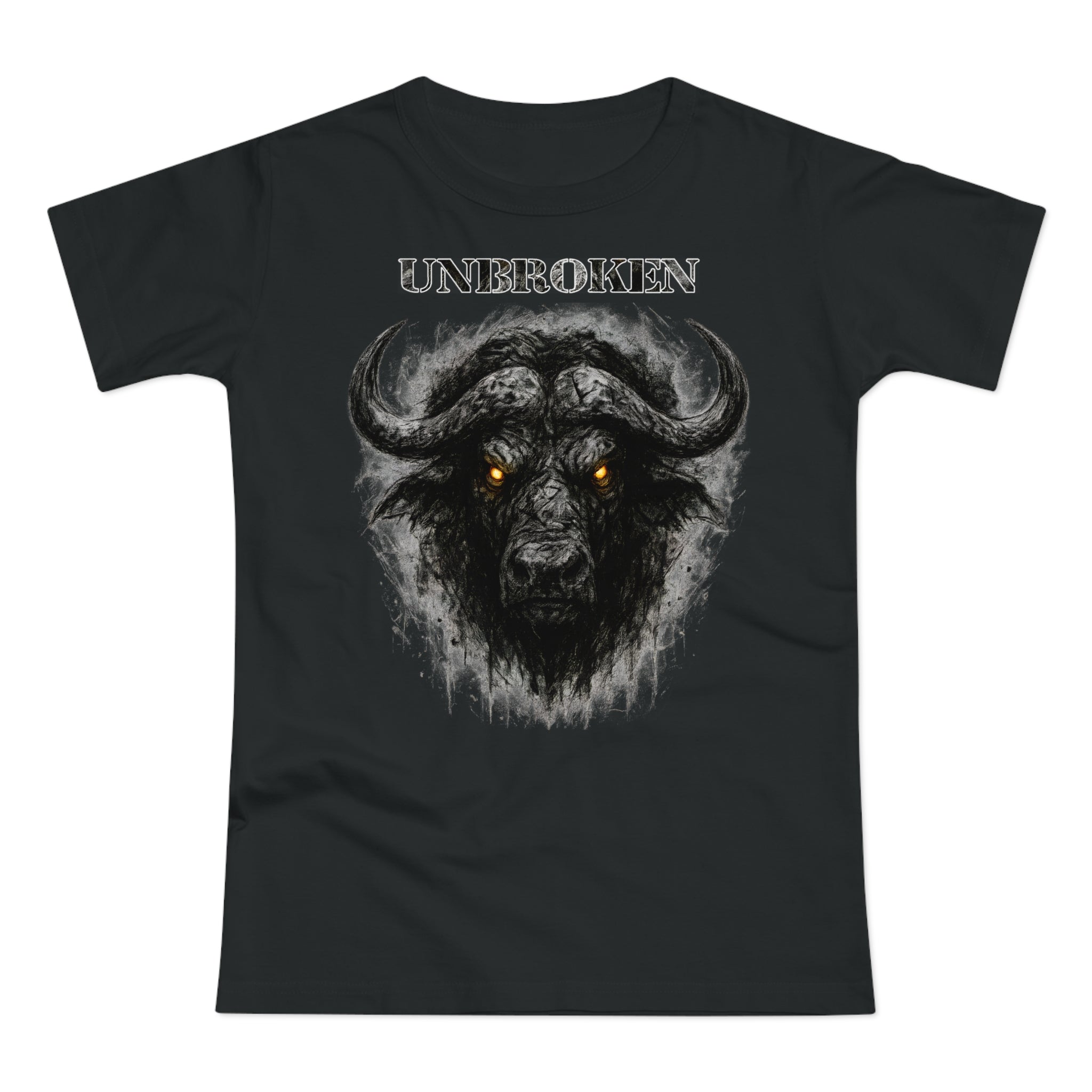 Büffel: Frontprint, Womens' T-Shirt - Animal-Collection