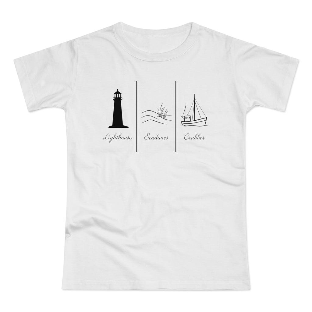 Nordsee, Ostsee - Reicht mir schon! Frontprint, Womens' T-Shirt