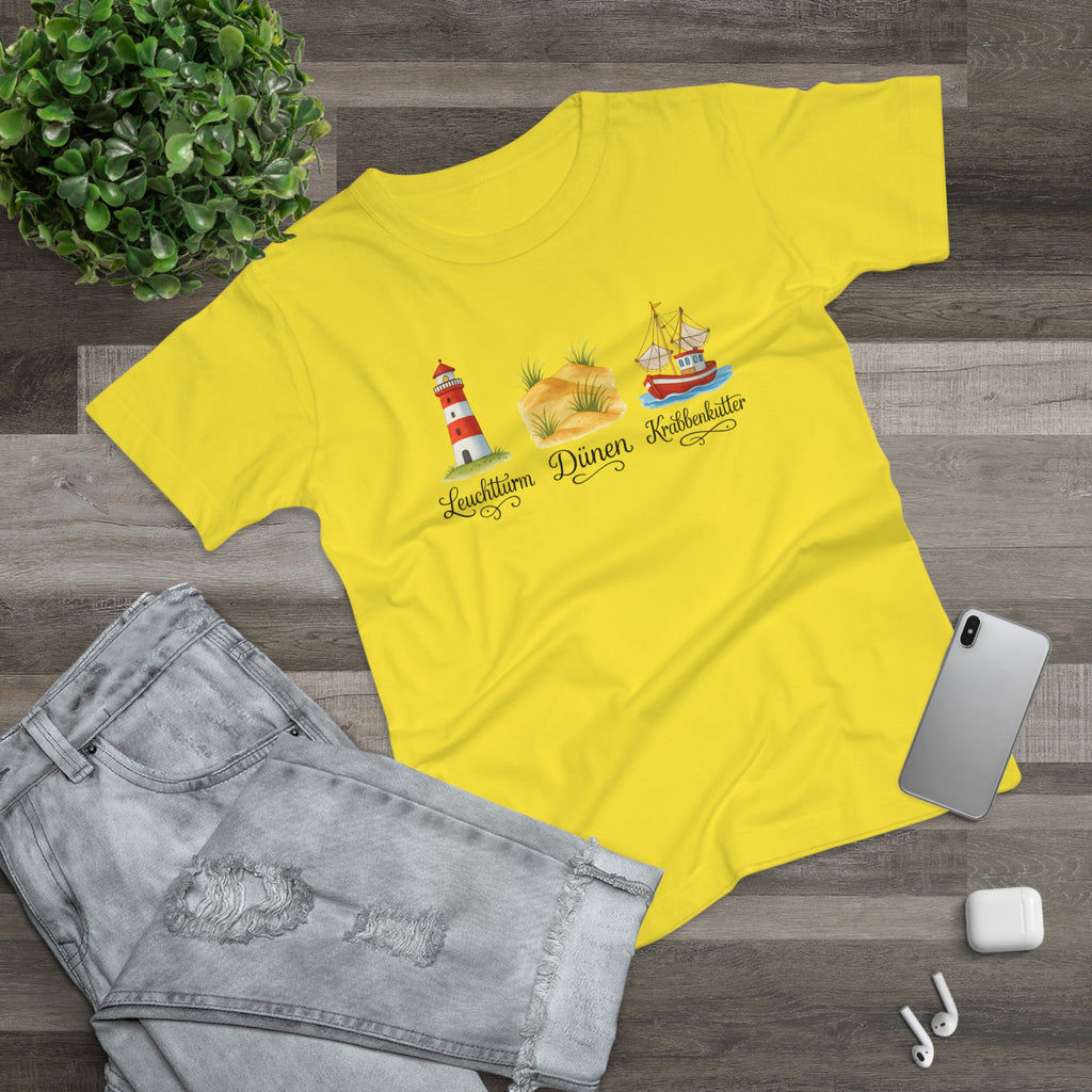 Nordsee, Ostsee - Reicht mir schon! Frontprint, Womens' T-Shirt