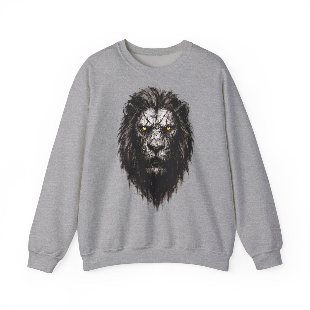 Löwe: Animals-Collection, Frontprint, Unisex Sweatshirt, Majestic Lion