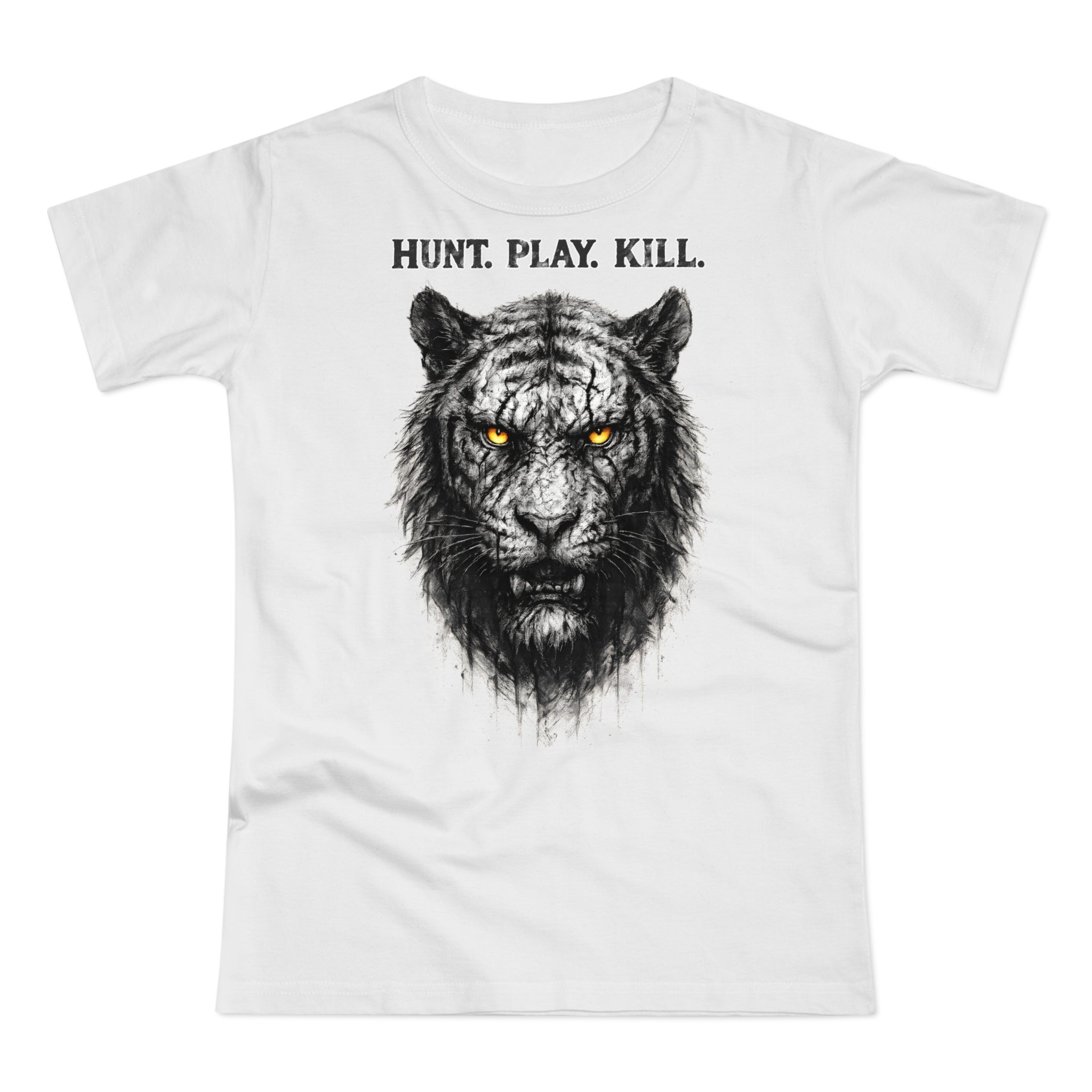 Tiger: Frontprint, Womens' T-Shirt - Animal-Collection