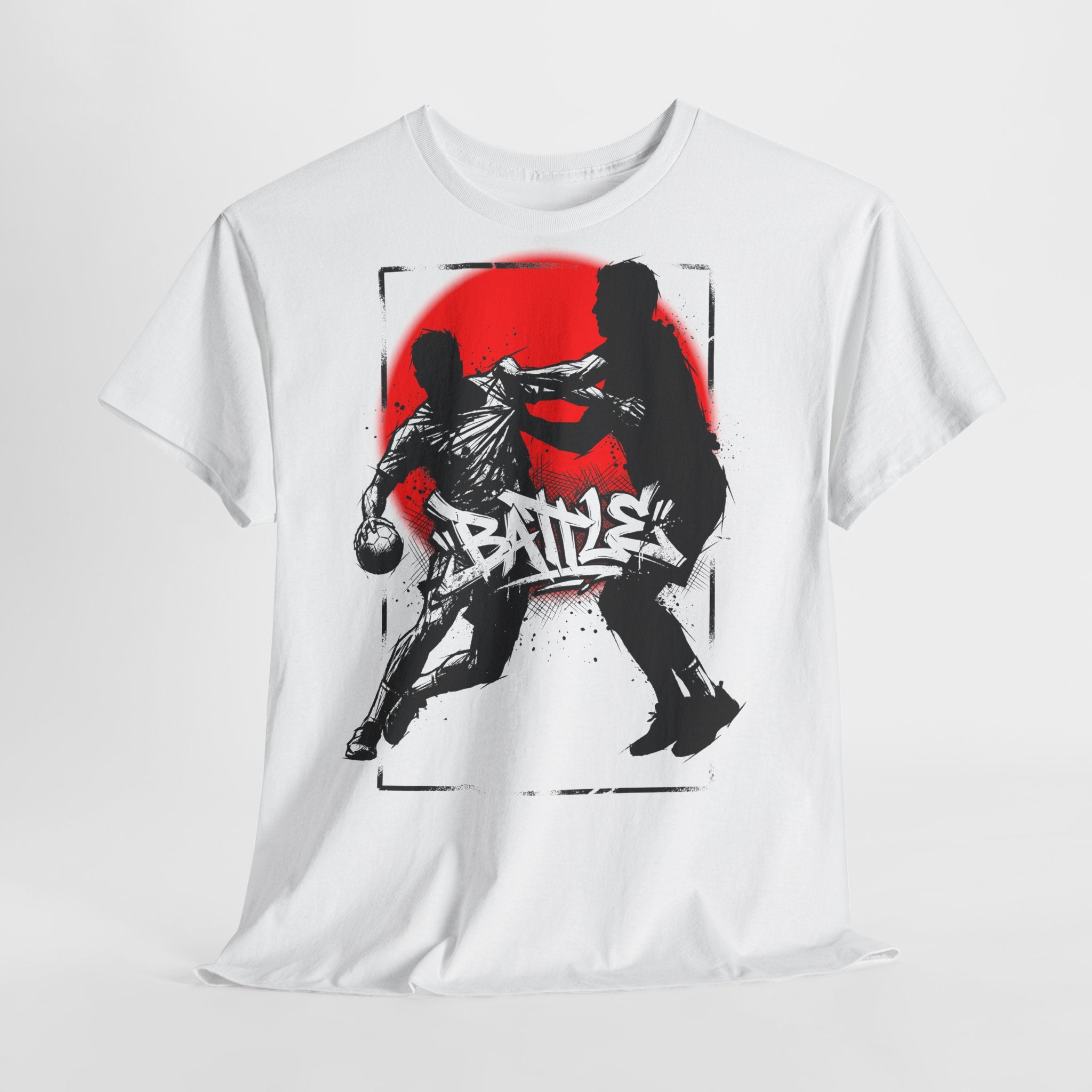 Handball - BATTLE : Frontprint, Unisex T-Shirt