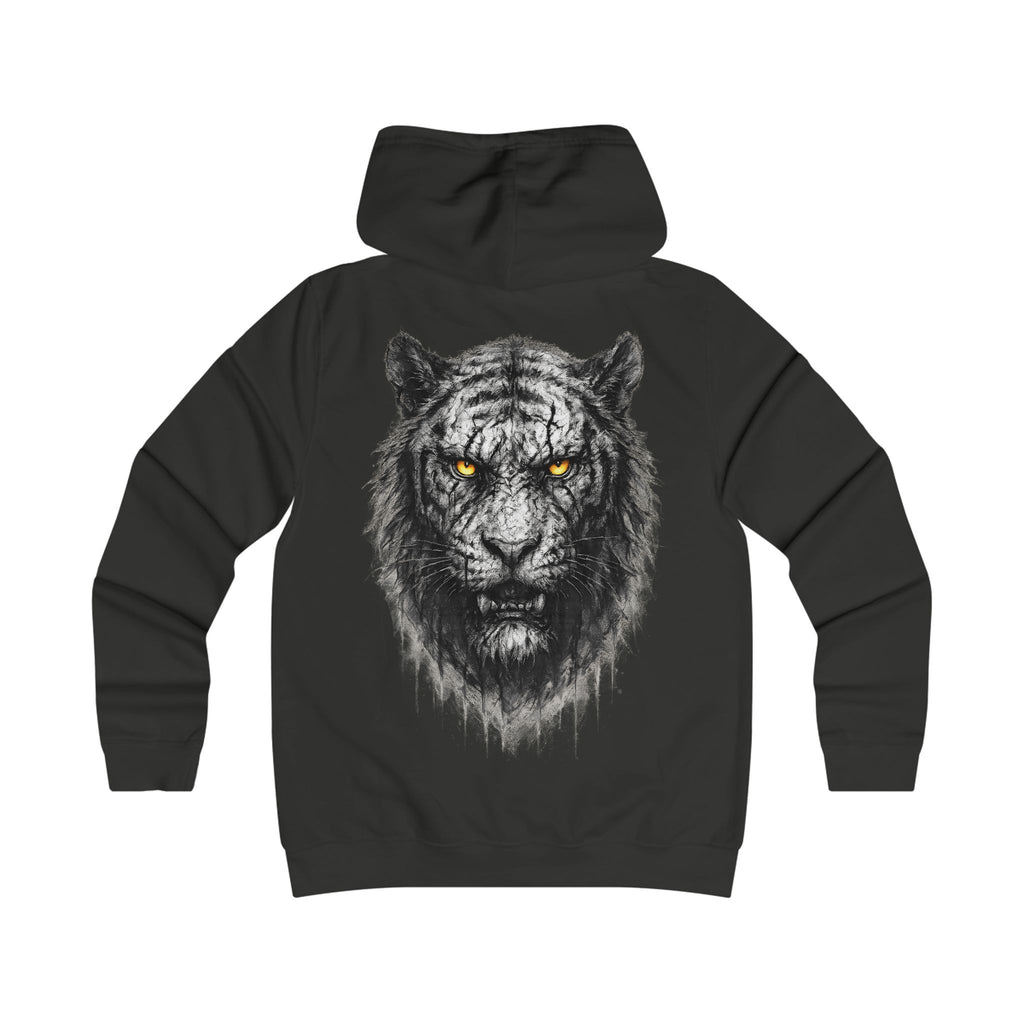 Tiger: Backprint, Womens' Hoodie, Animal-Collection