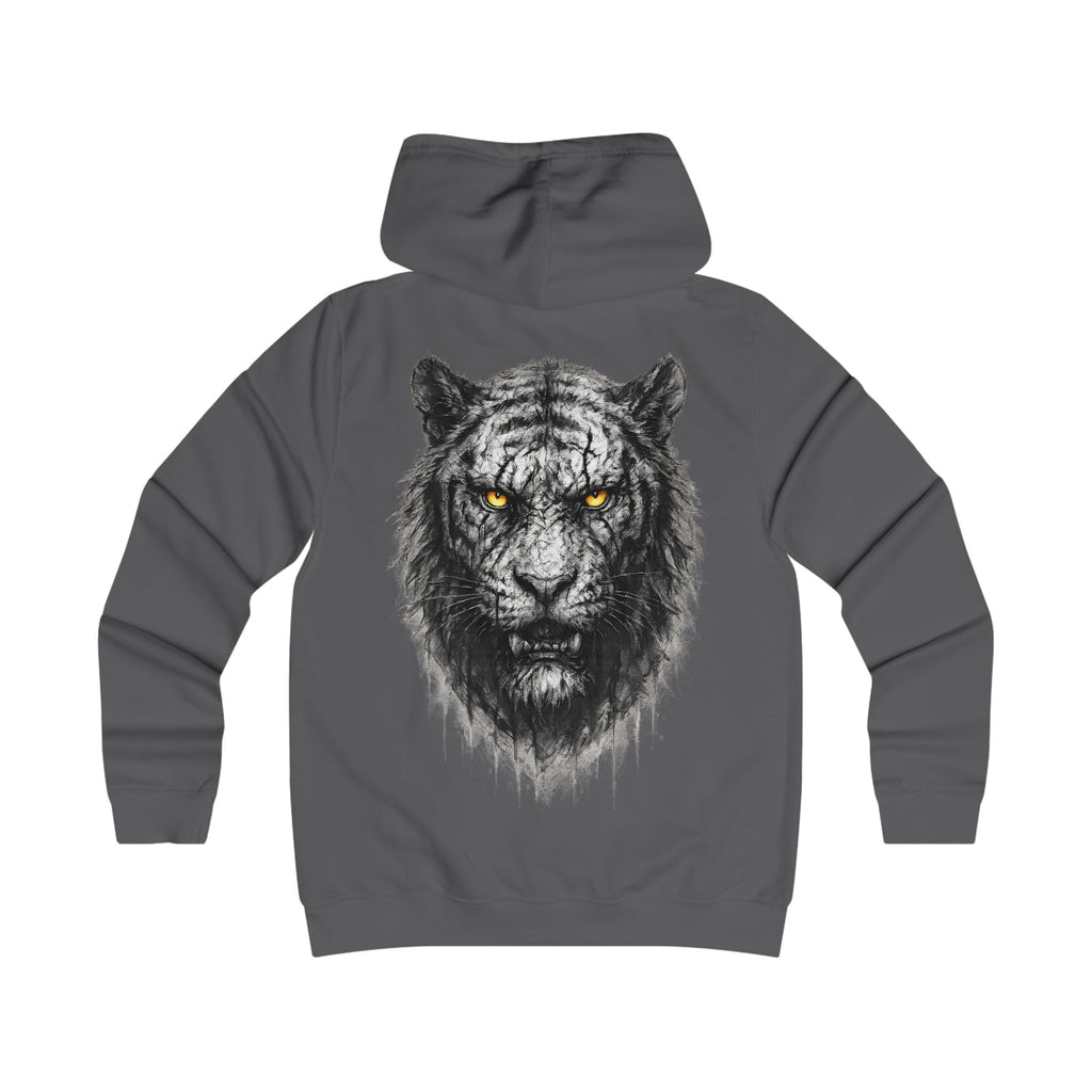 Tiger: Backprint, Womens' Hoodie, Animal-Collection