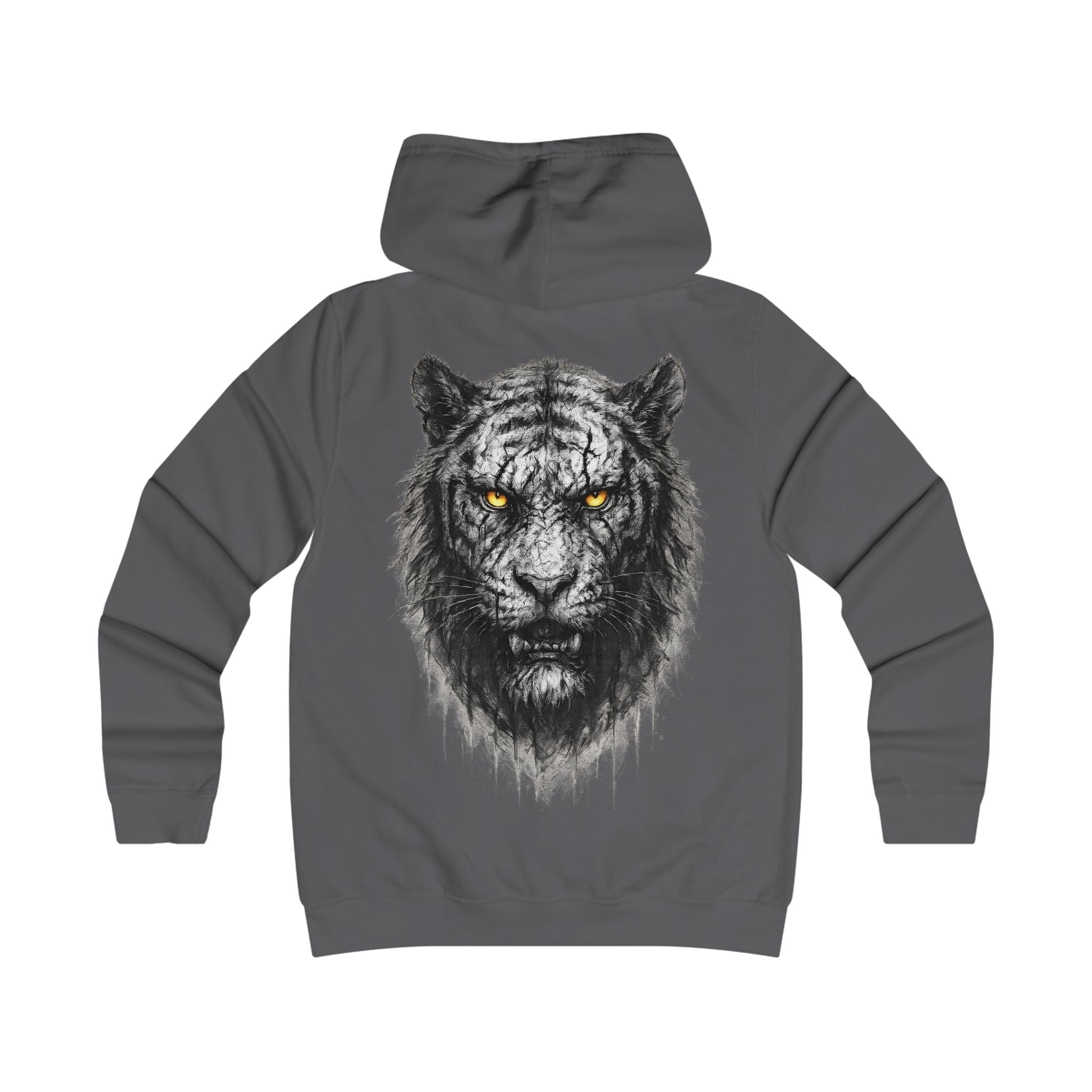 Tiger: Backprint, Womens' Hoodie, Animal-Collection