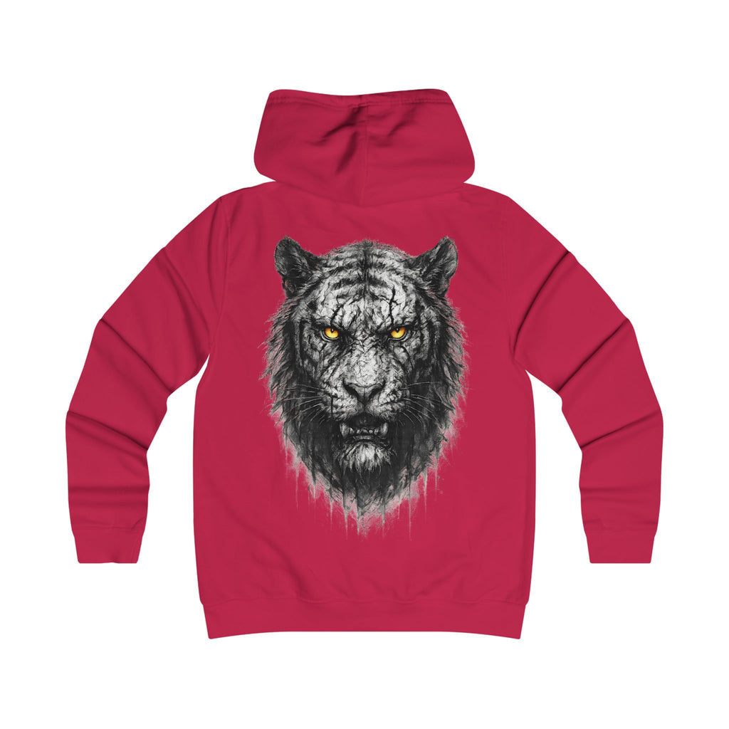 Tiger: Backprint, Womens' Hoodie, Animal-Collection