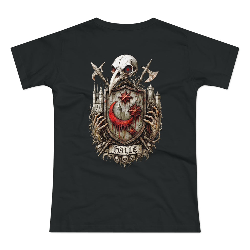 Halle: Front-/Backprint, Womens' T-Shirt **Grimwater-Edition**