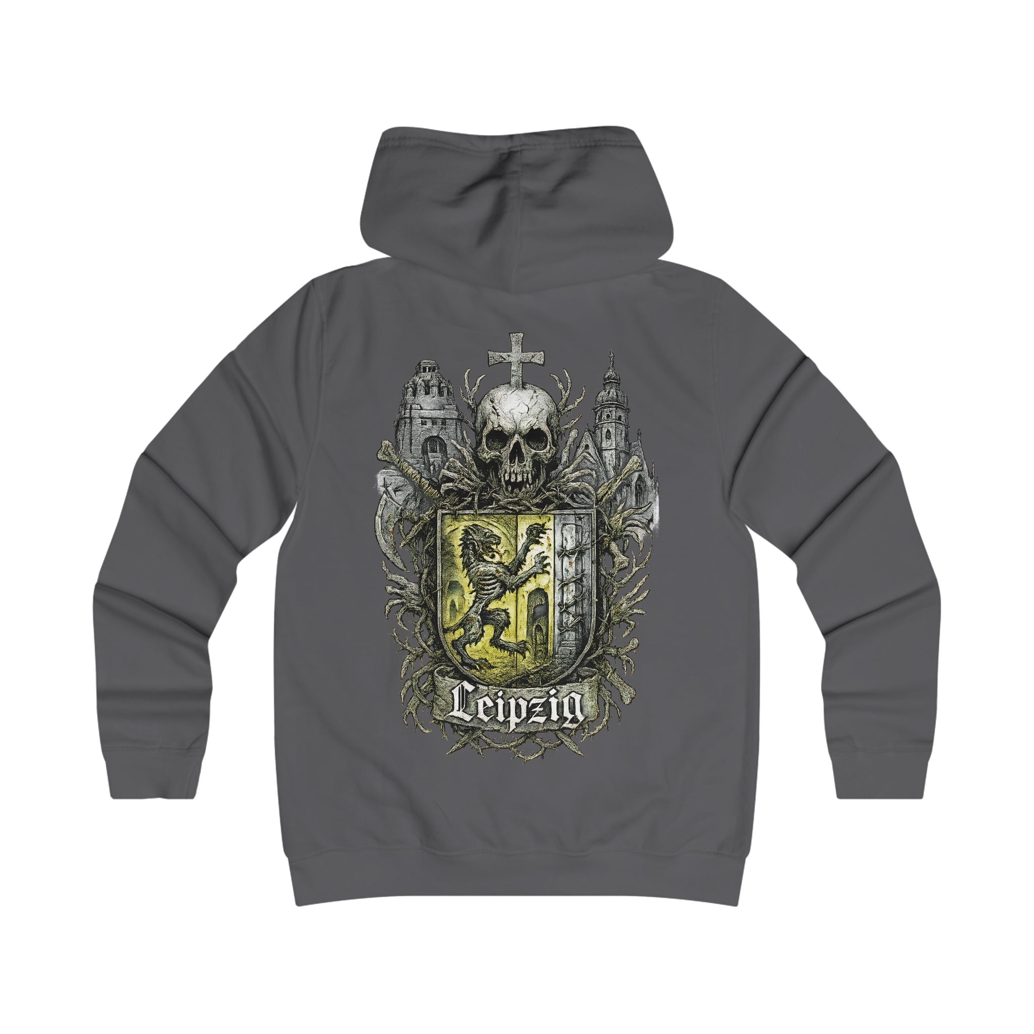 Leipzig: Front-/Backprint, Womens' Hoodie **Grimwater-Edition**