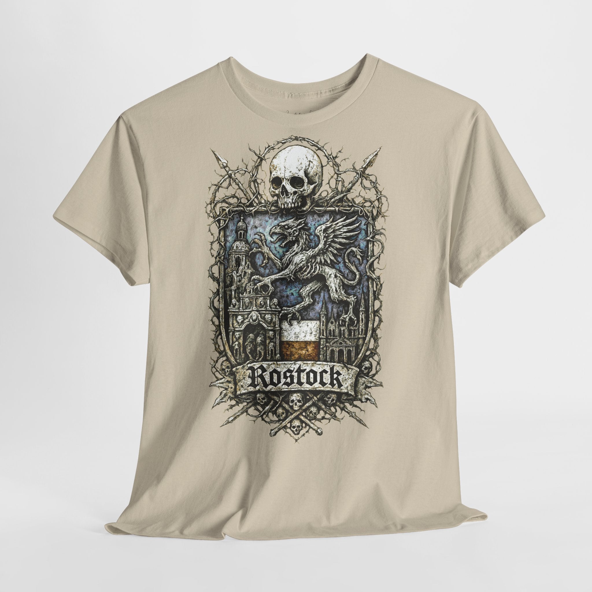 Rostock: Frontprint, Unisex T-Shirt **Grimwater-Edition**