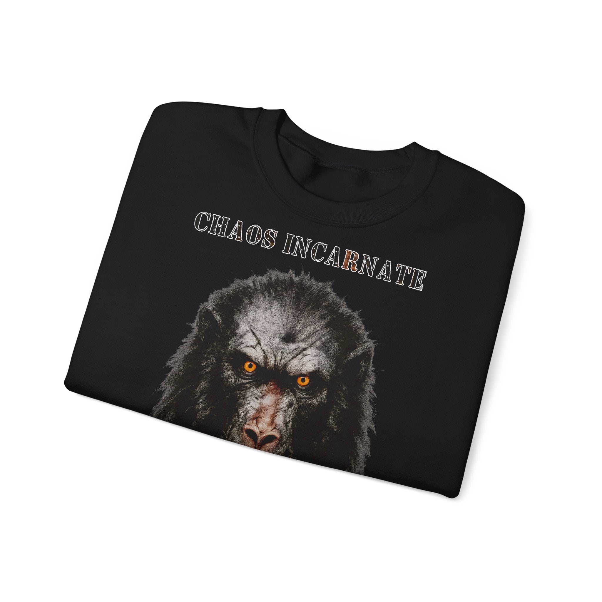 Pavian - Chaos Incarnate: Animals-Collection, Frontprint, Unisex Sweatshirt