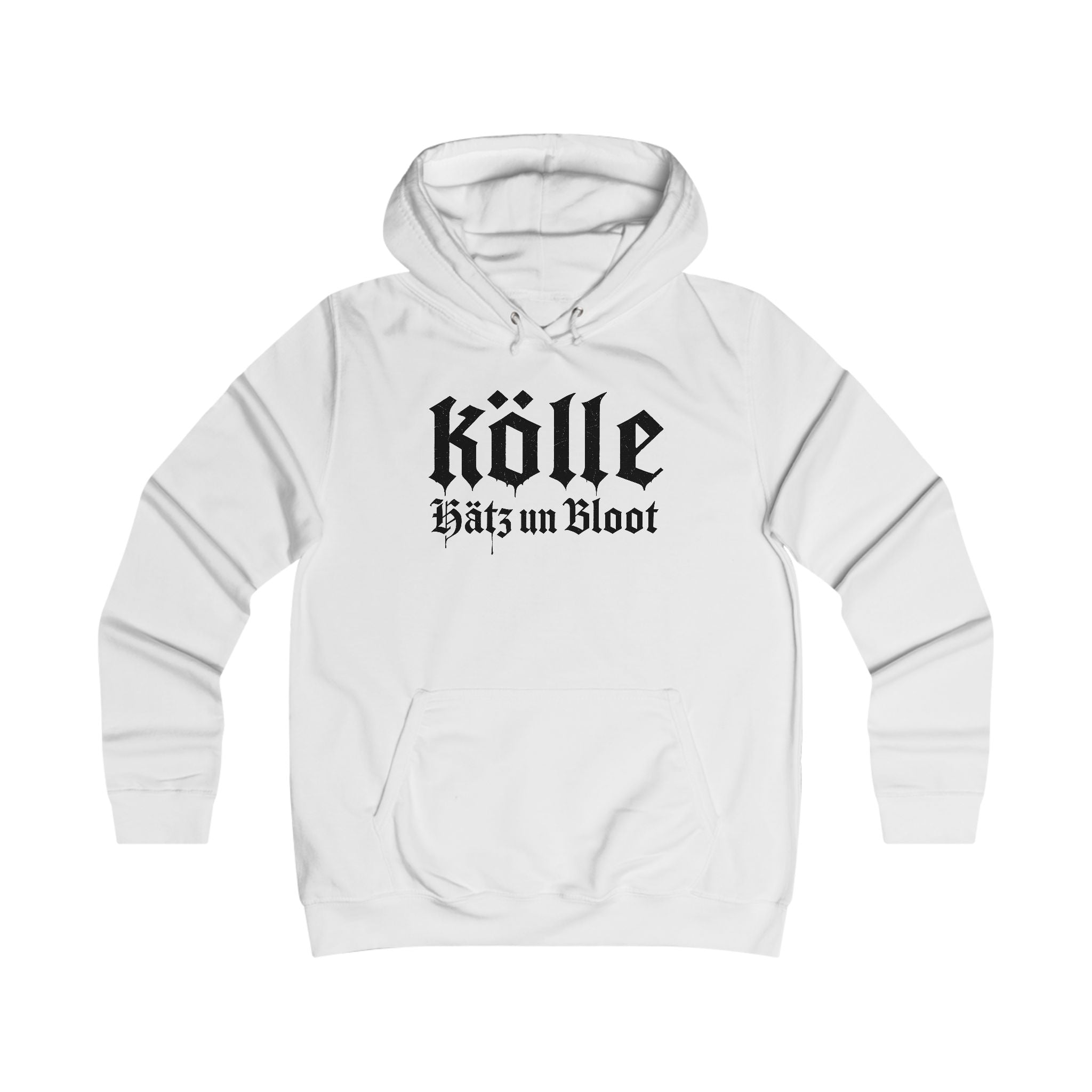 Köln - Hätz un Bloot: Front-/Backprint, Womens' Hoodie **Grimwater-Design**