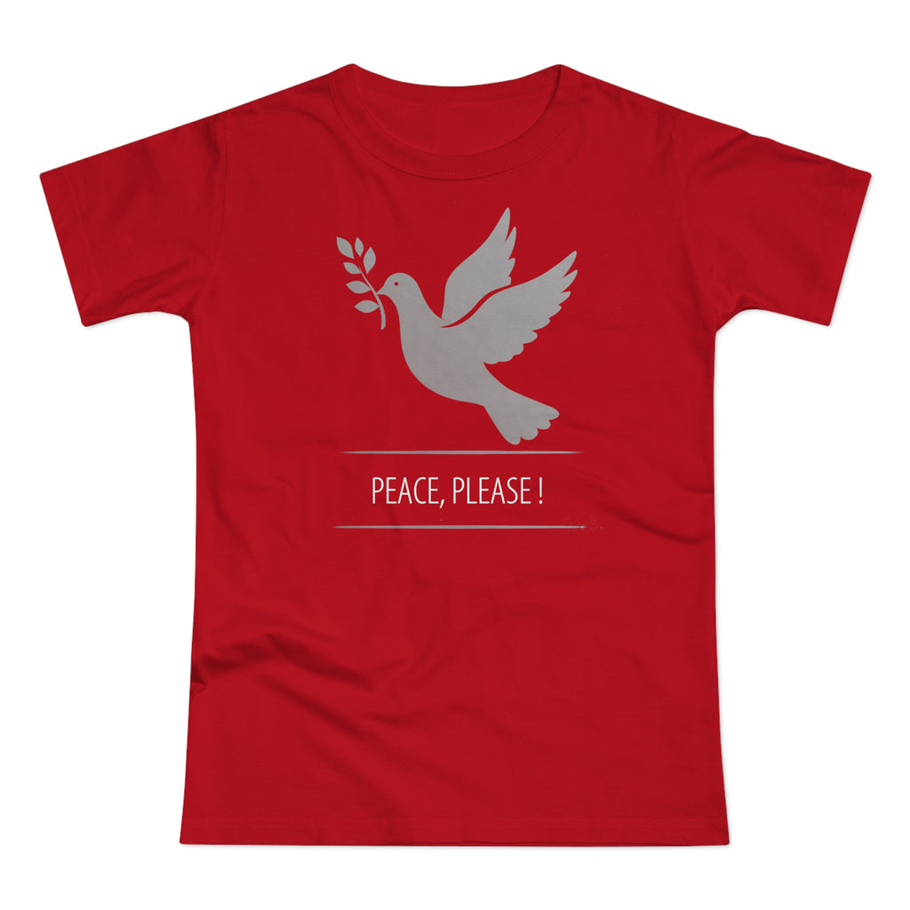Peaceful Dove, Frontprint, Women's T-Shirt - Casual Wear, Gift for Friends, Inspirational Tee, Mindfulness, Peace Activism