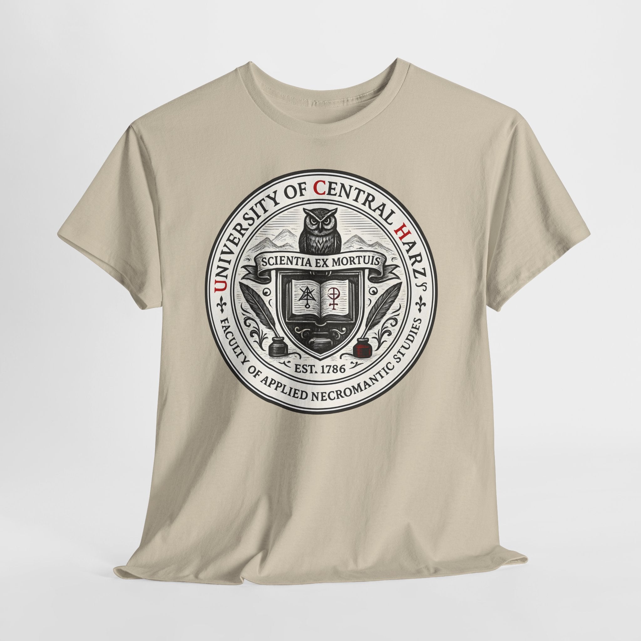 University of Central Harz: Frontprint, Unisex T-Shirt **Grimwater-Edition**