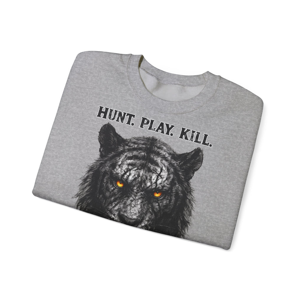 Tiger - Hunt. Play. Kill: Animals-Collection, Frontprint, Unisex Sweatshirt