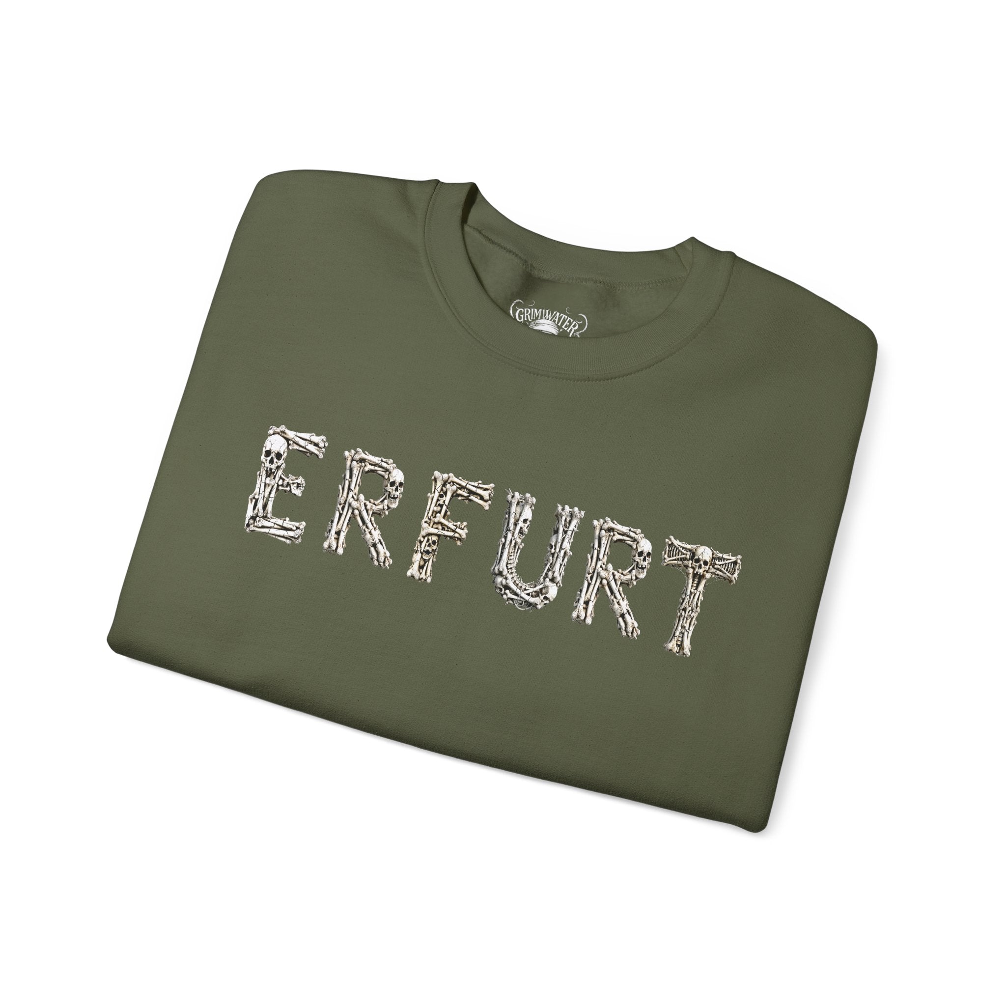 Erfurt: Front-/Backprint, Unisex Sweatshirt **Grimwater-Edition**