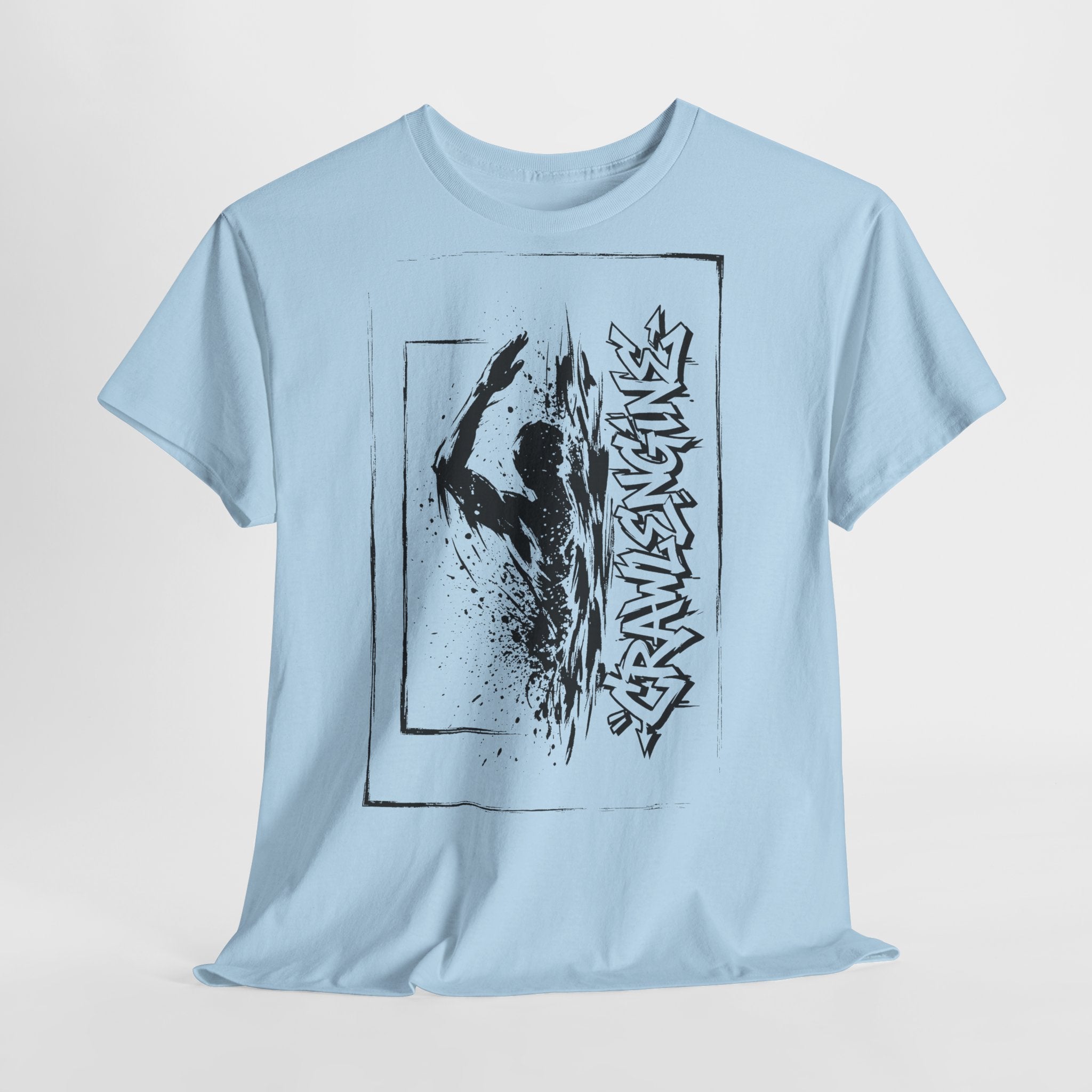 Schwimmen - CRAWLENGINE II: Frontprint, Unisex T-Shirt