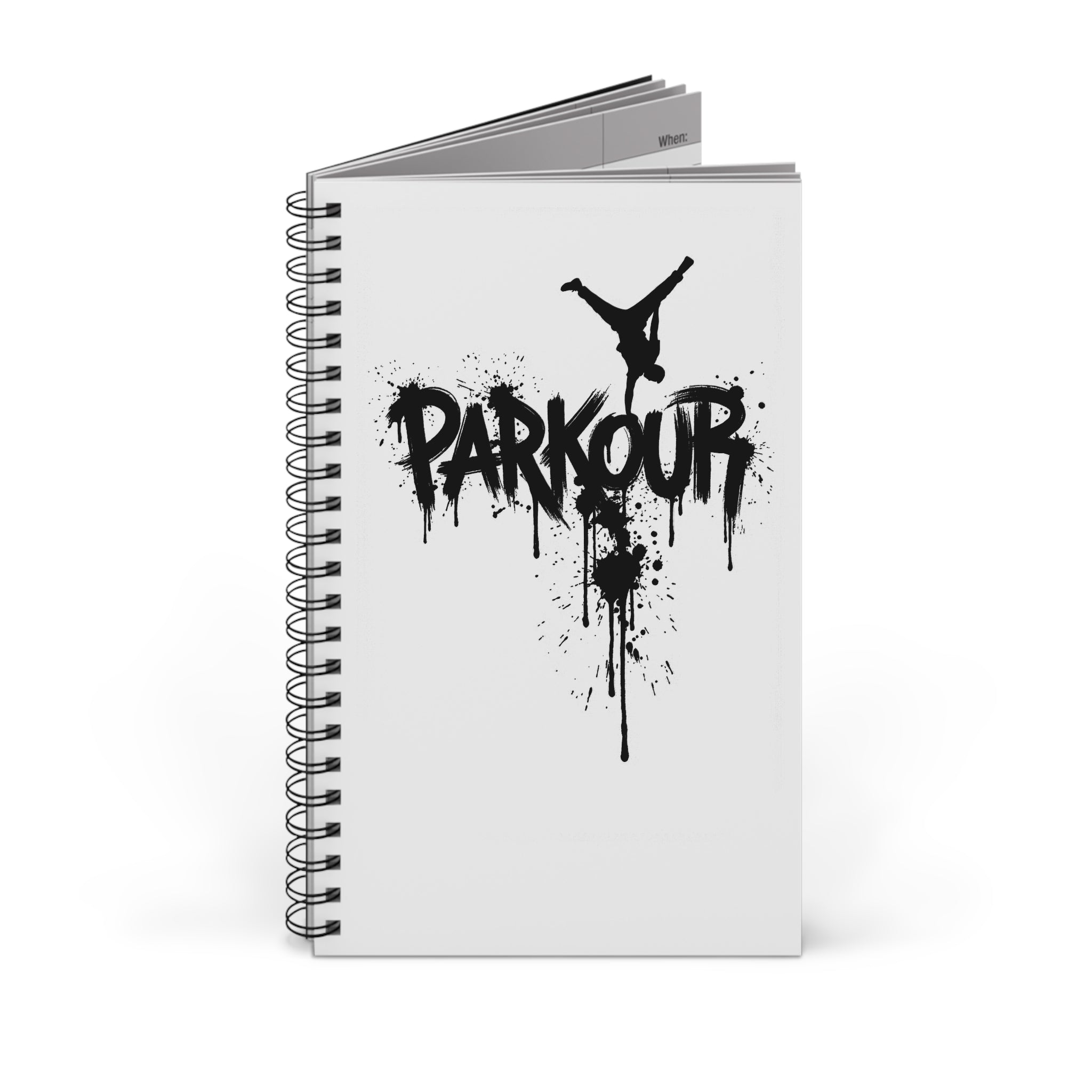Parkour 05 Spiralblock - Urban Graffiti Notebook