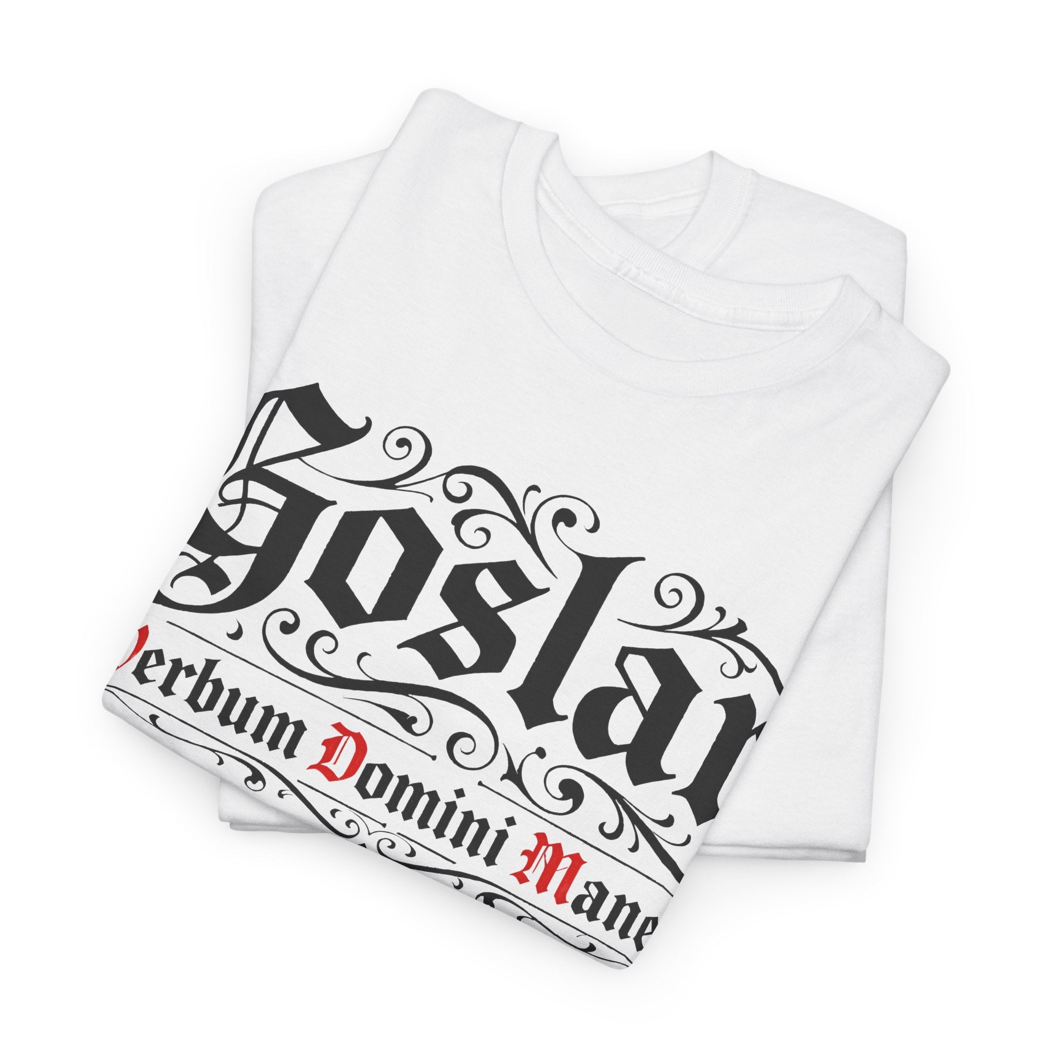 Goslar - Verbum Domini Manet - Heavy Cotton Tee, Graphic Tee, Unisex T-Shirt, Casual Wear, Gift for Him/Her, Vintage Style Shirt