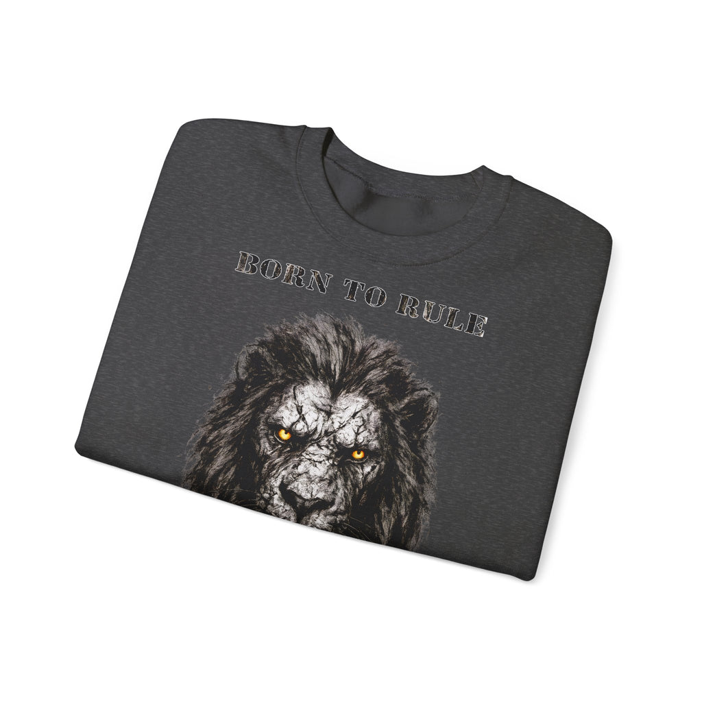 Löwe - Born to Rule: Animals-Collection, Frontprint, Unisex Sweatshirt