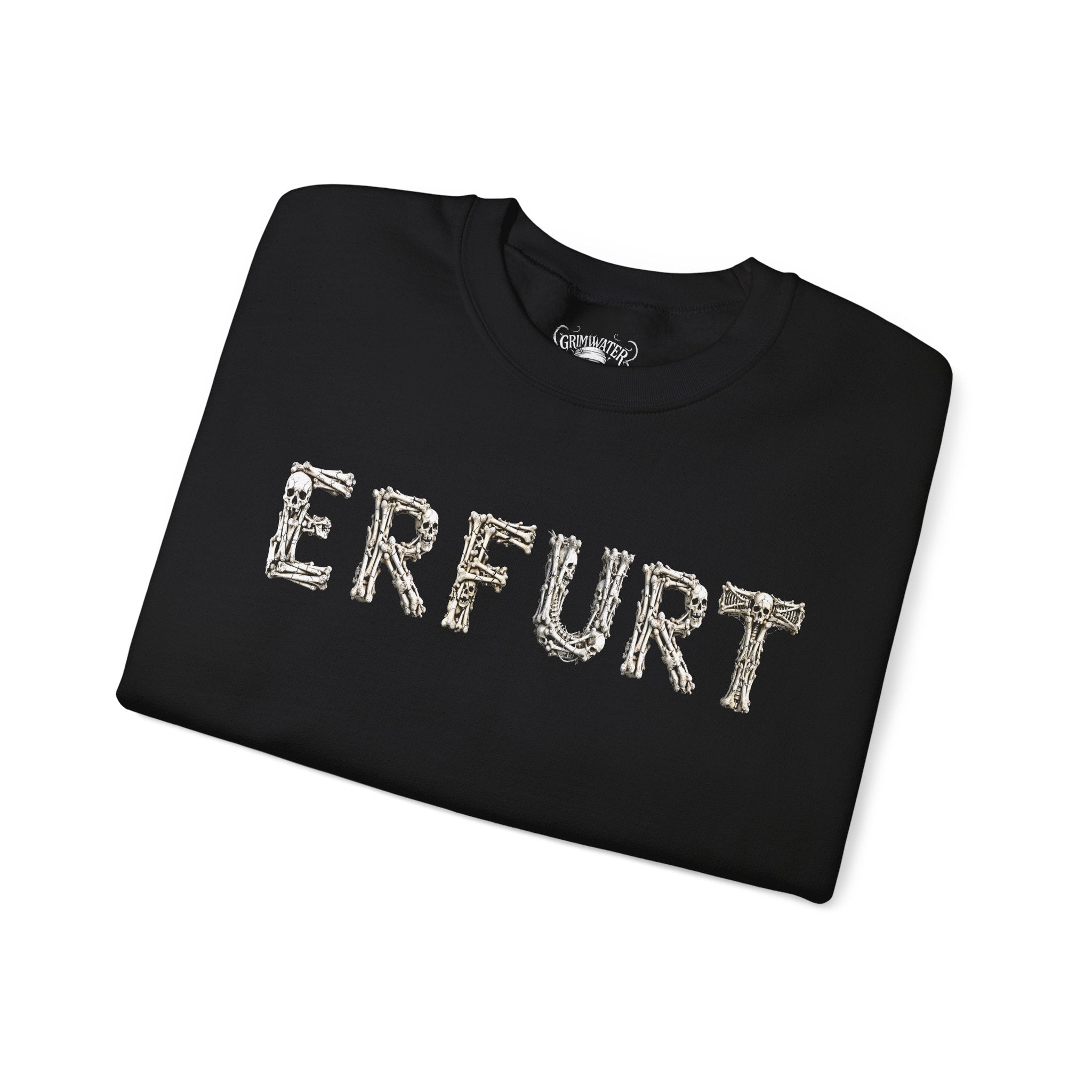 Erfurt: Front-/Backprint, Unisex Sweatshirt **Grimwater-Edition**