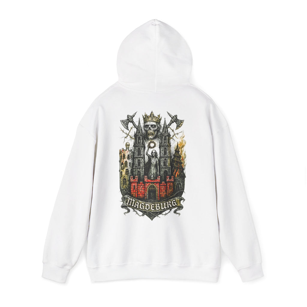 Magdeburg: Front-/Backprint, Unisex Hoodie **Grimwater-Edition**