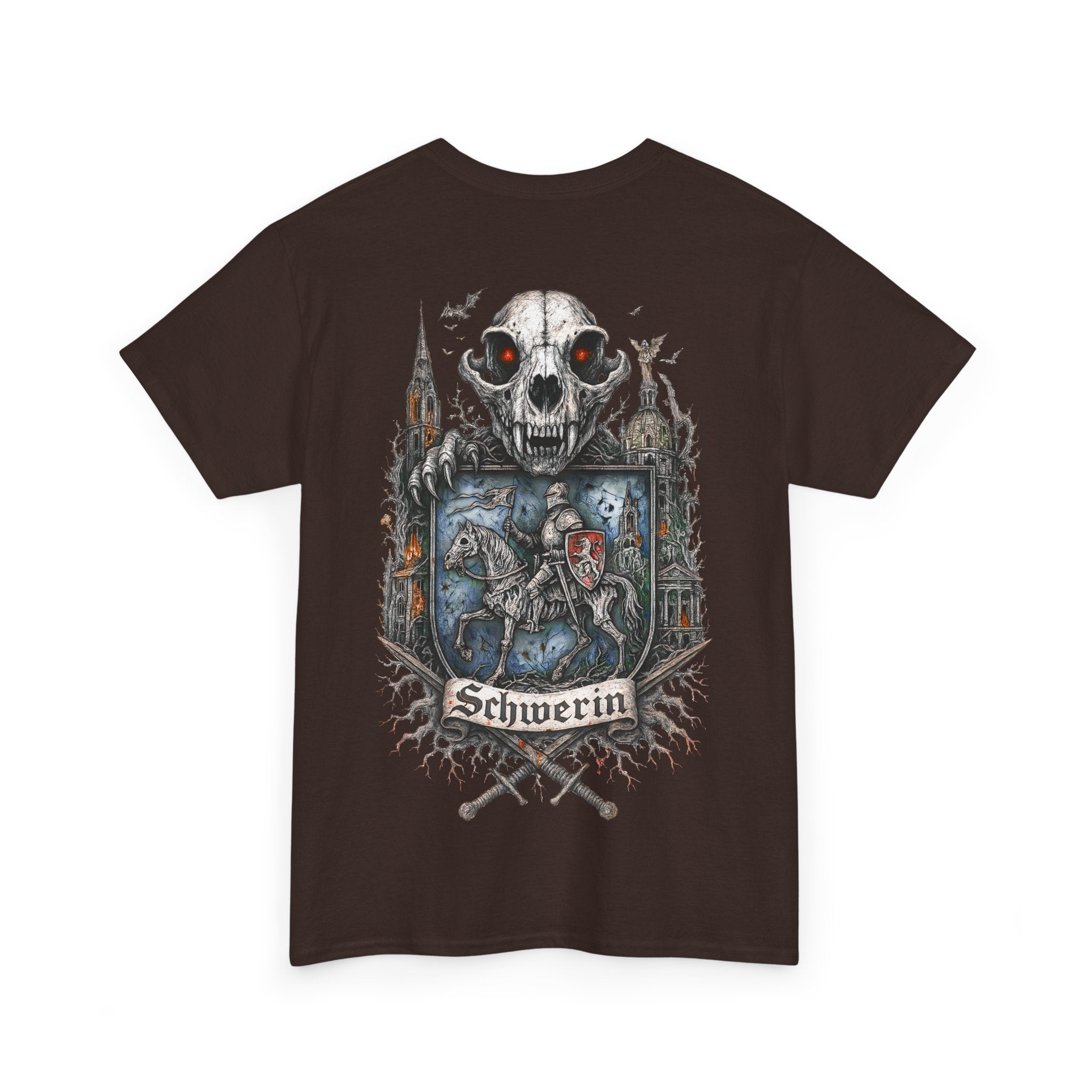 Schwerin: Front-/Backprint, Unisex T-Shirt **Grimwater-Edition**
