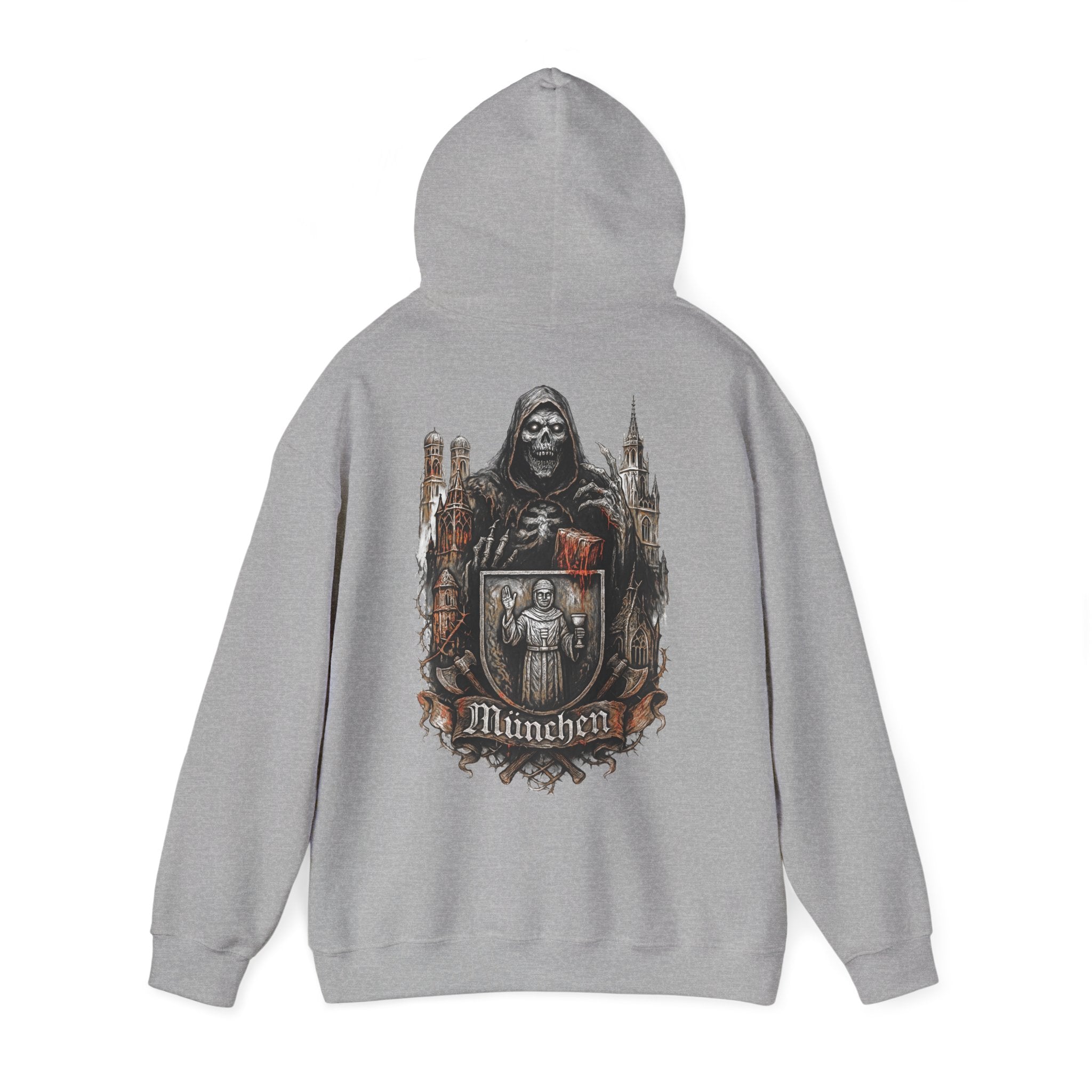München - Front-/Backprint Unisex Hoodie: **Grimwater-Edition**