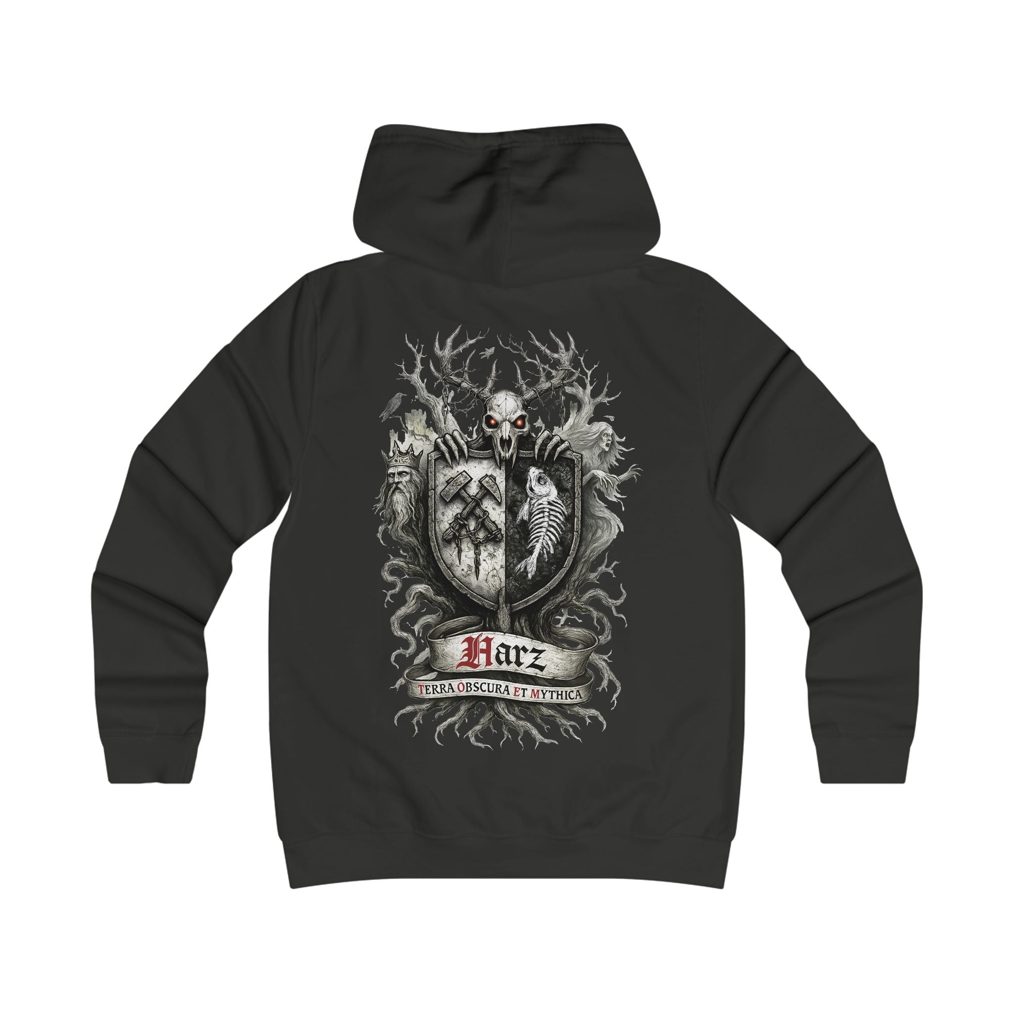Harz: Front-/Backprint Womens' Hoodie **Grimwater-Edition**