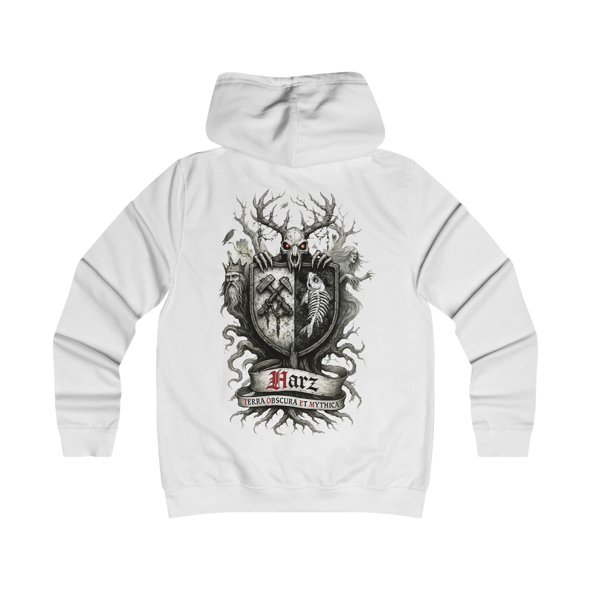 Harz: Front-/Backprint Womens' Hoodie **Grimwater-Edition** Gesamtharz