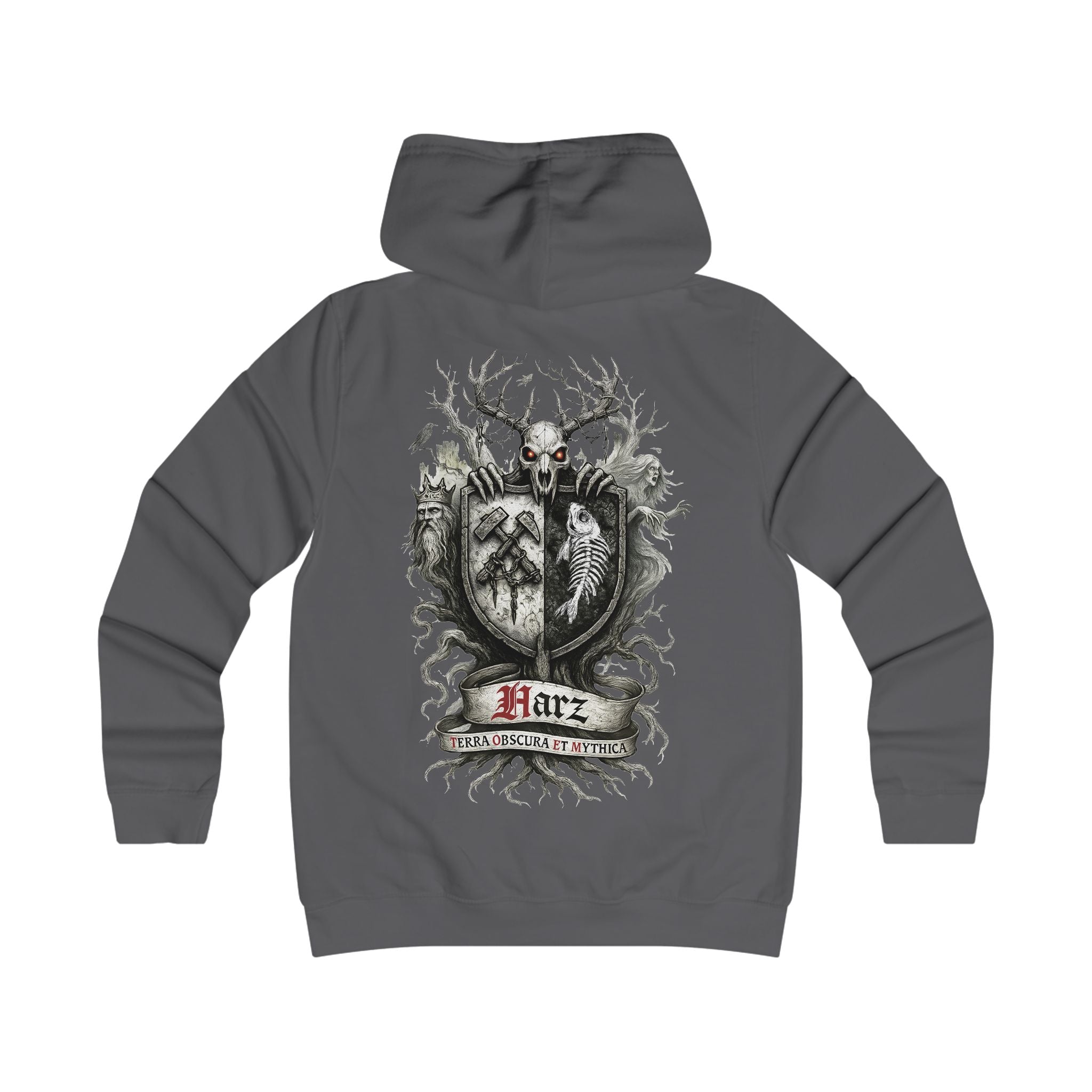 Harz: Front-/Backprint Womens' Hoodie **Grimwater-Edition**