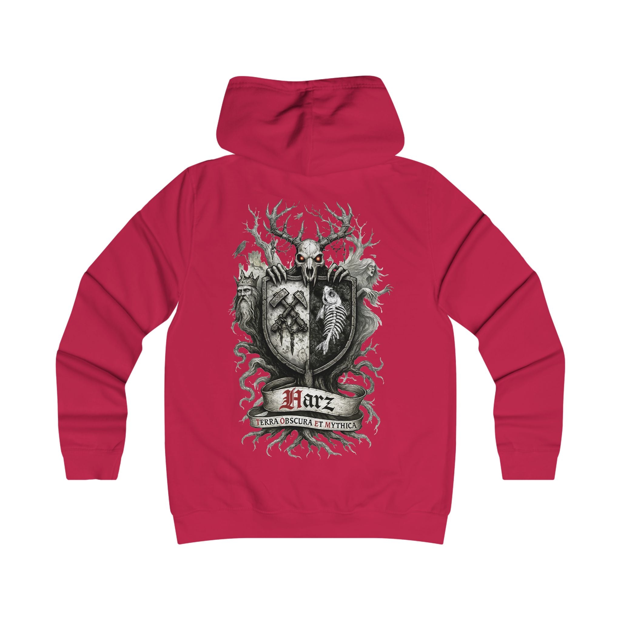 Harz: Front-/Backprint Womens' Hoodie **Grimwater-Edition**